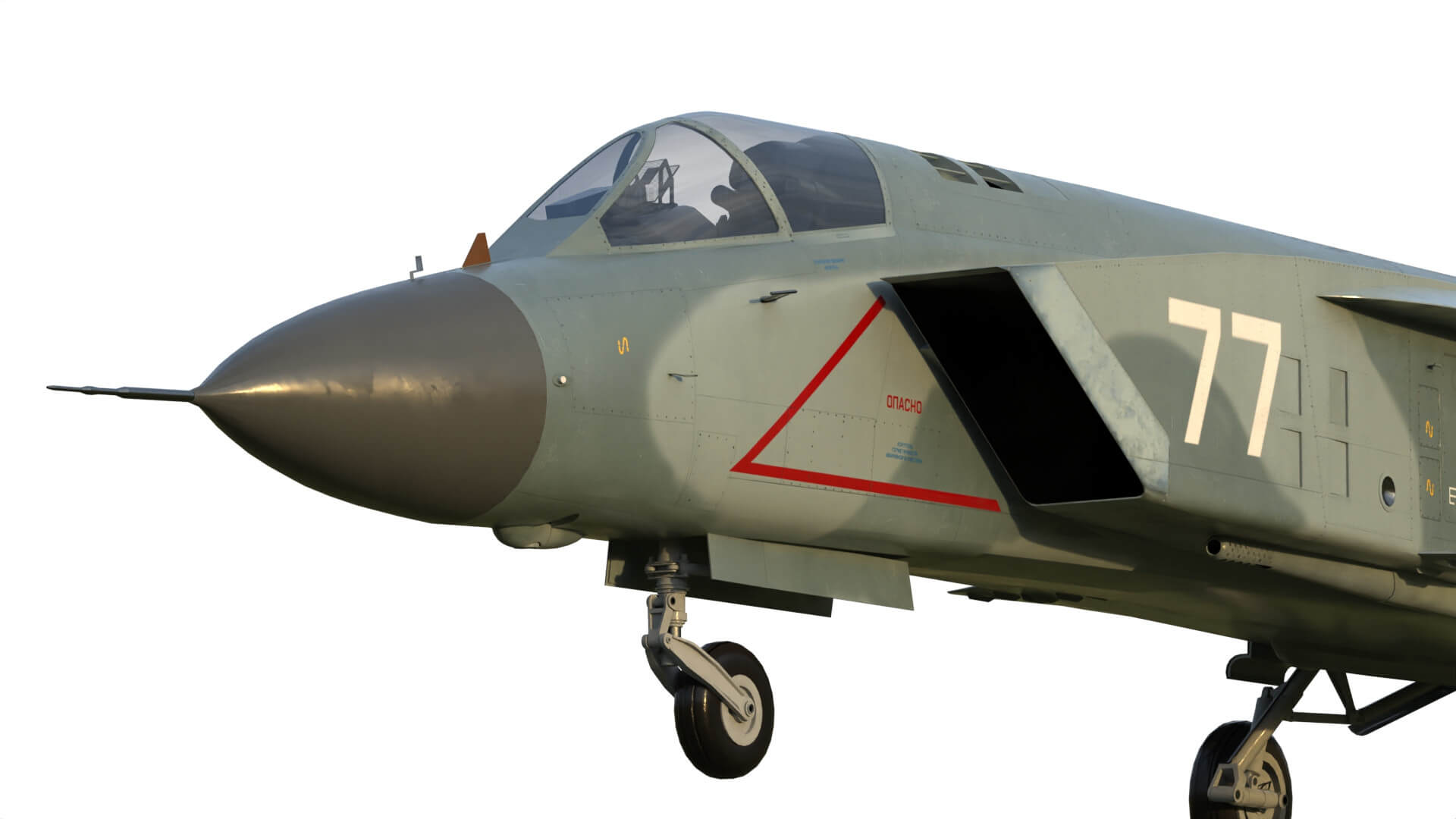 Yak 141 VTOL Jet Fighter 3D Model