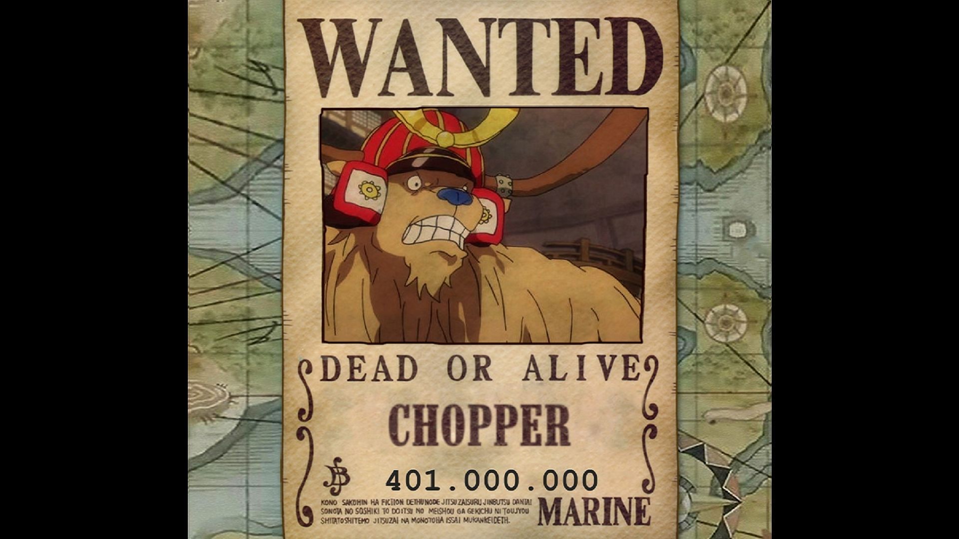 One Piece bounties, rewritten to make more sense