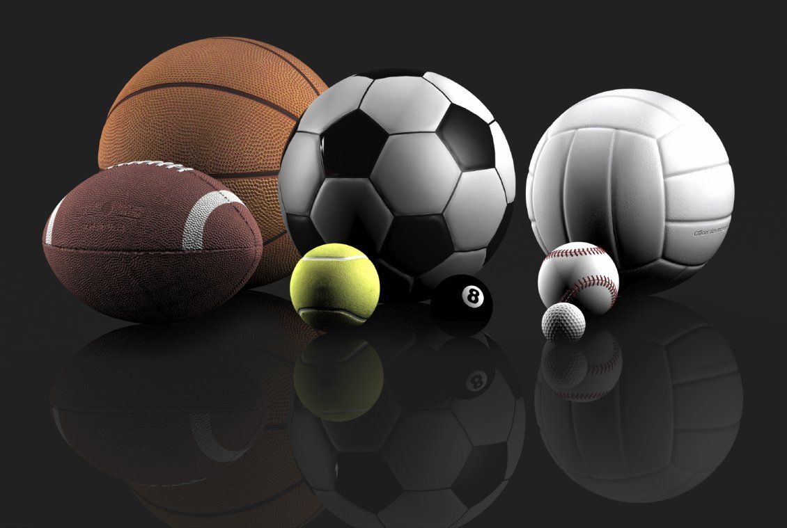 Sports Balls Wallpaper