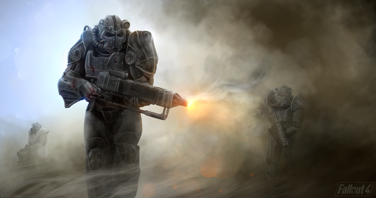 dust, power armor, Fallout, Fallout 4, sandstorms Gallery HD Wallpaper