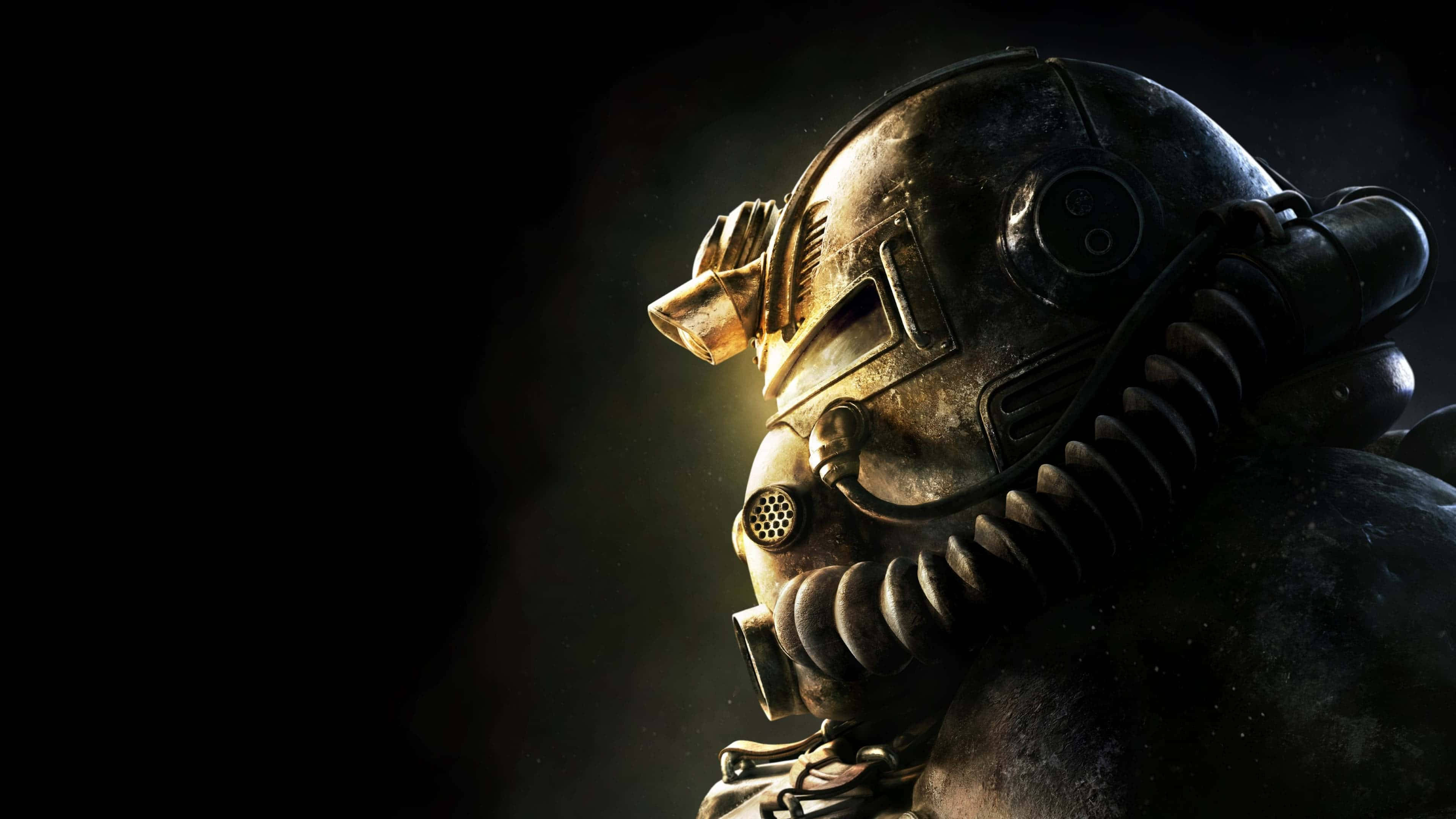 Download Minimalist Fallout 76 Power Armor Wallpaper