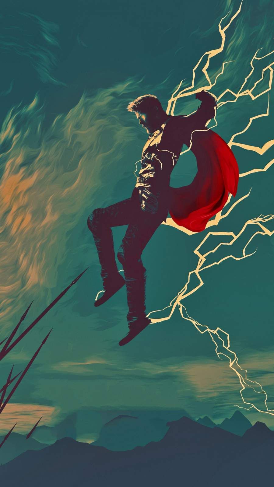 Thor Odinson iPhone Wallpaper Wallpaper, iPhone Wallpaper. Marvel comics wallpaper, Marvel iphone wallpaper, Marvel background