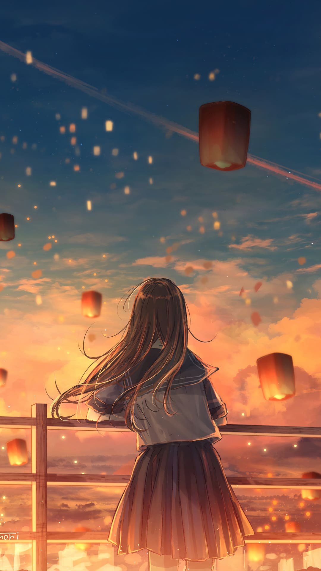 Alone Anime Girl Wallpaper Download