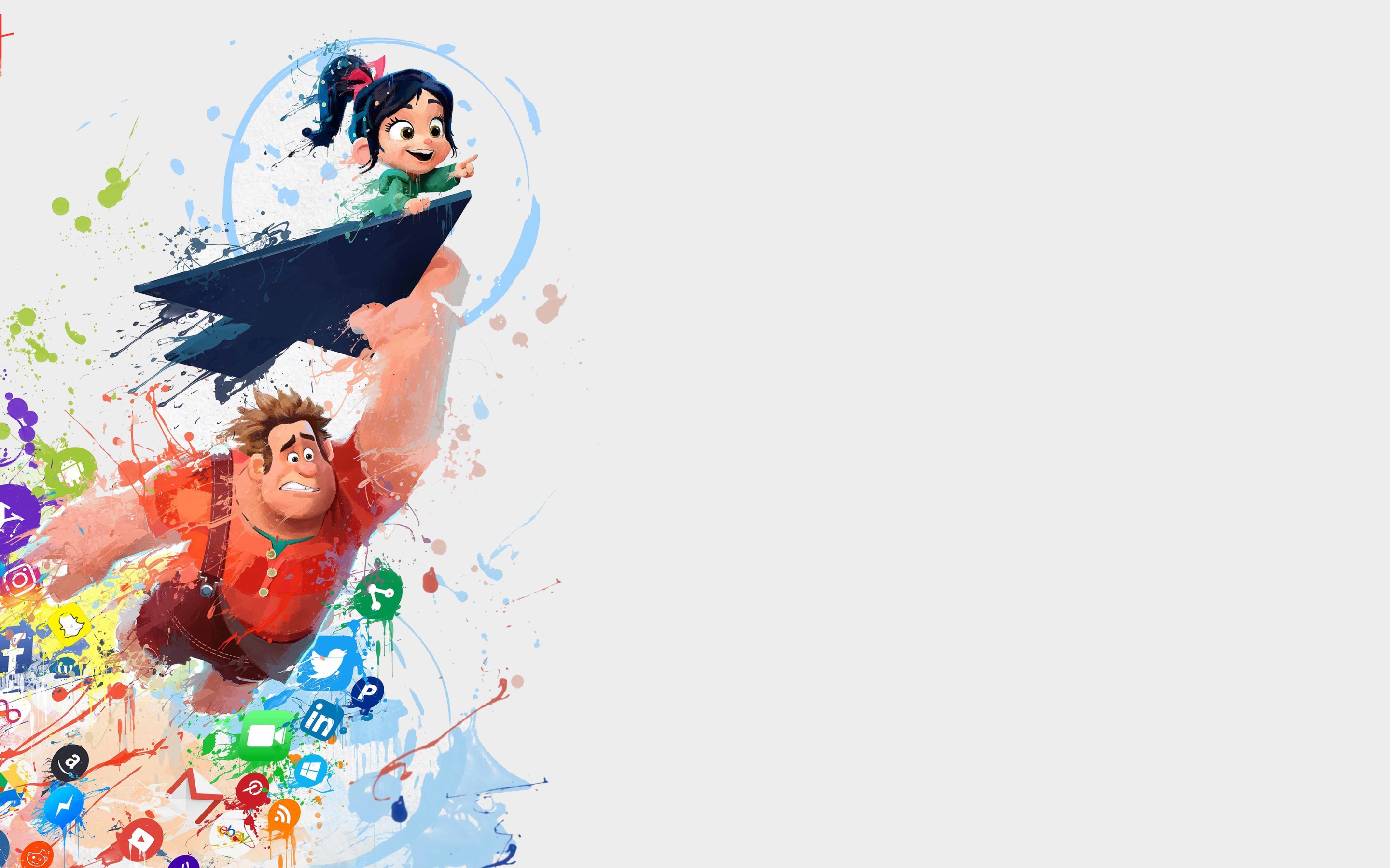 Wallpaper 4k Ralph Breaks The Internet Wreck It Art Wallpaper
