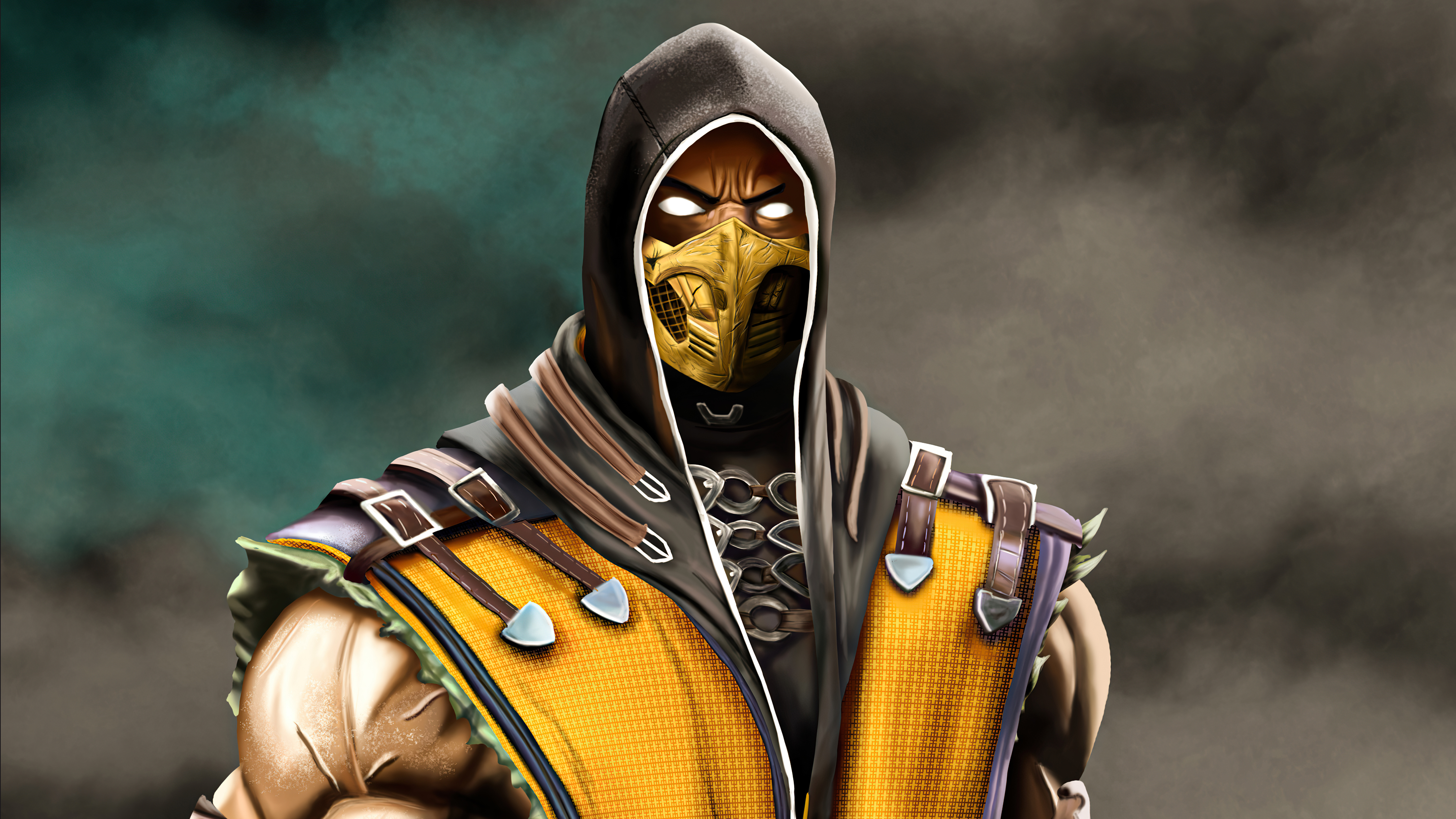 4K Scorpion (Mortal Kombat) Wallpaper and Background Image