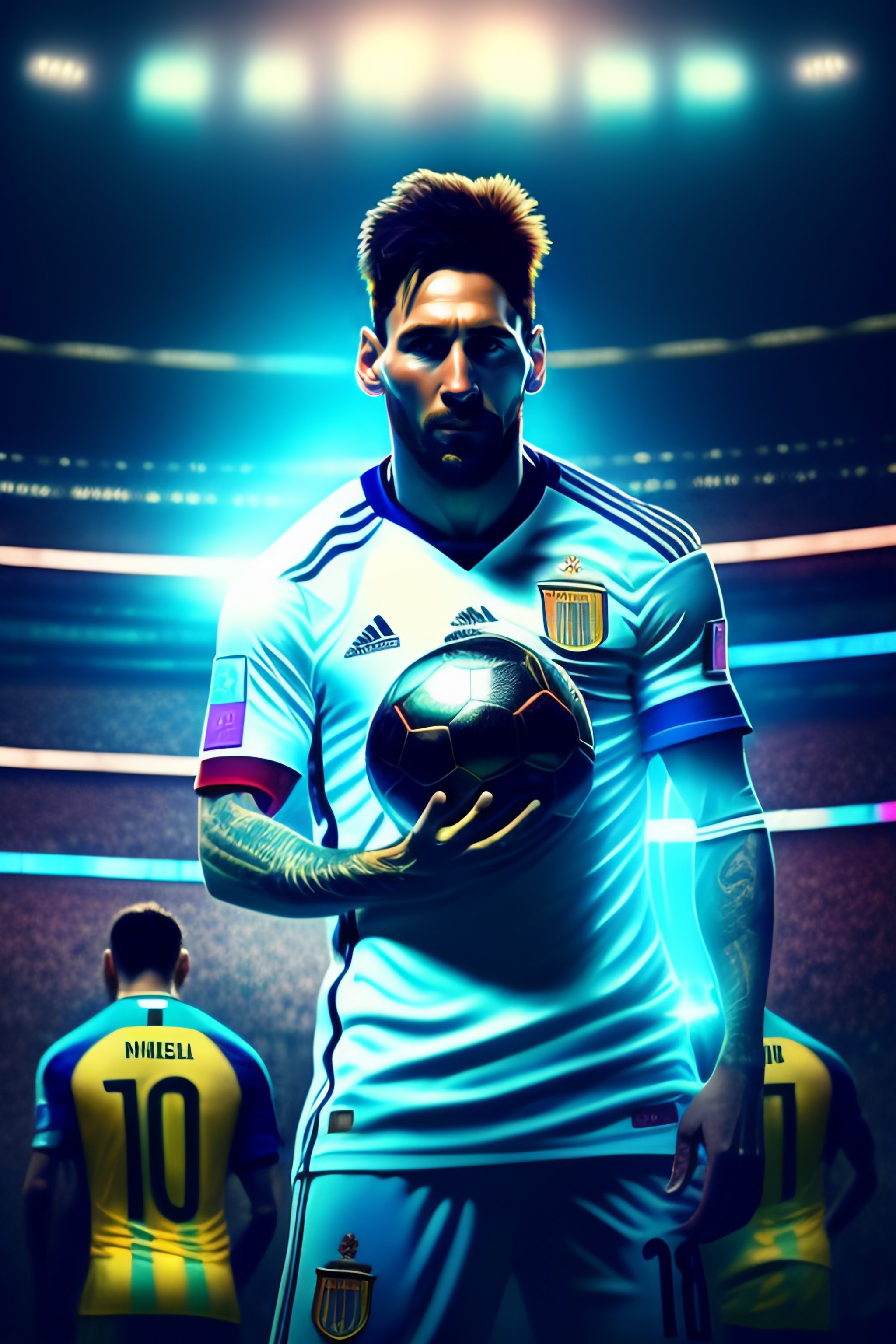 Neon Messi Wallpapers - Wallpaper Cave