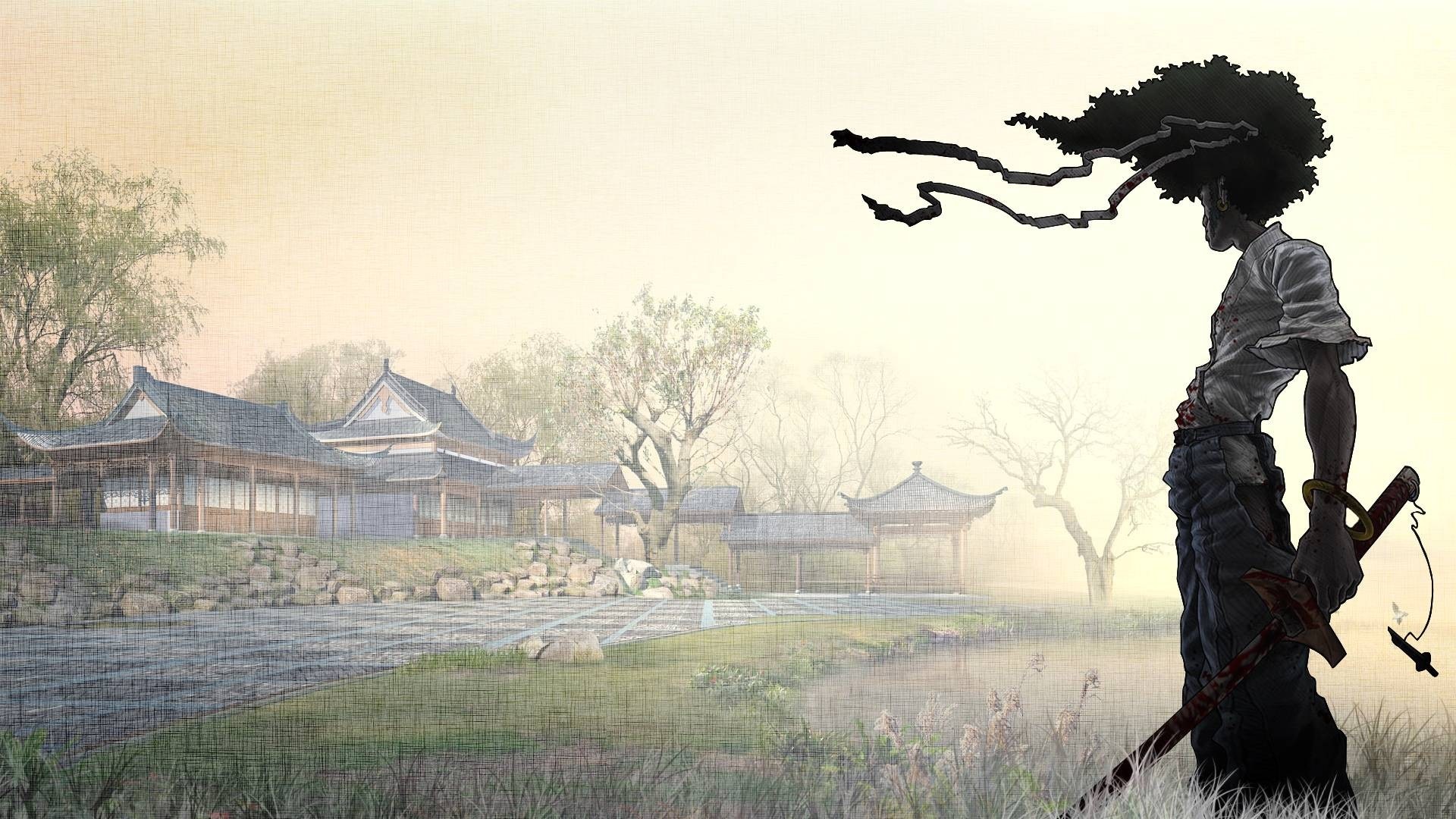 anime, Afro Samurai, Afro, ART, screenshot Gallery HD Wallpaper