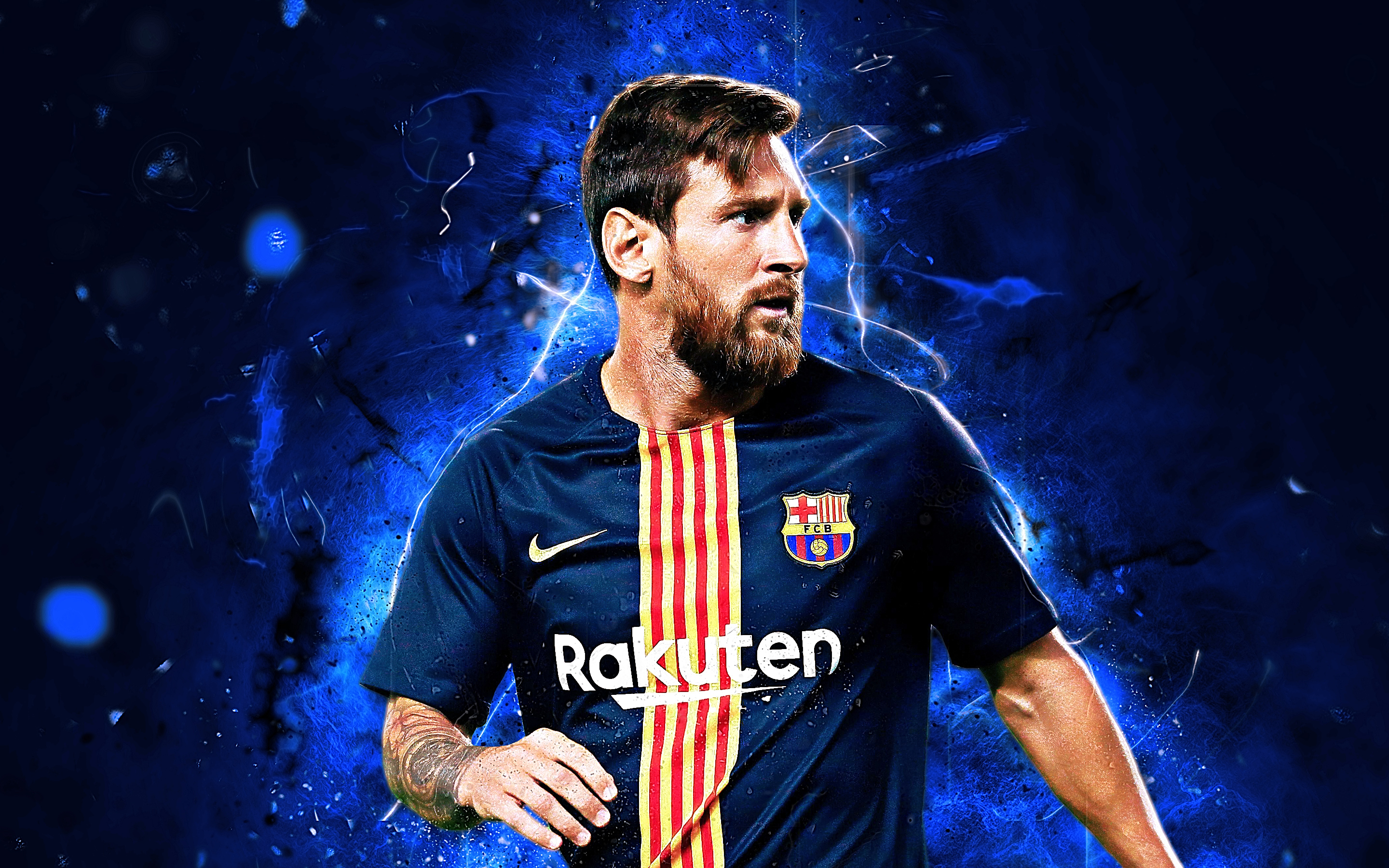 2880x1800 Lionel Messi, FC Barcelona, Soccer wallpaper