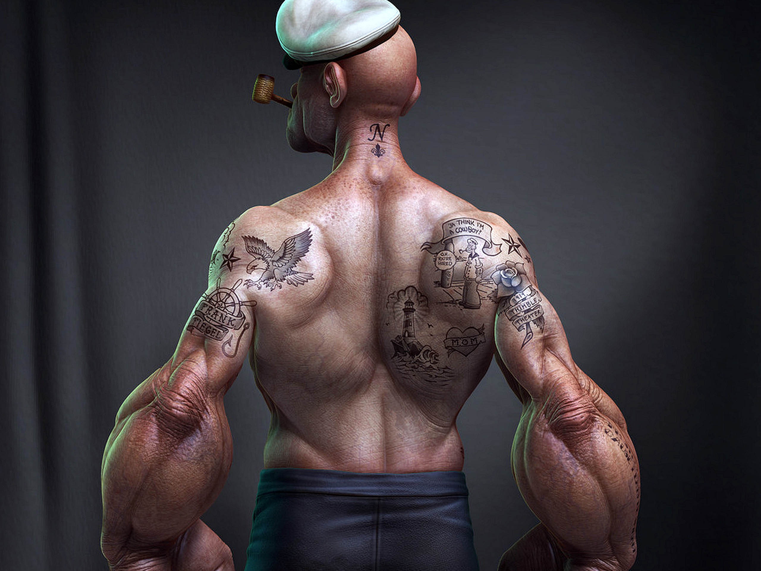 Popeye 1080P, 2k, 4k Full HD Wallpaper, Background Free Download