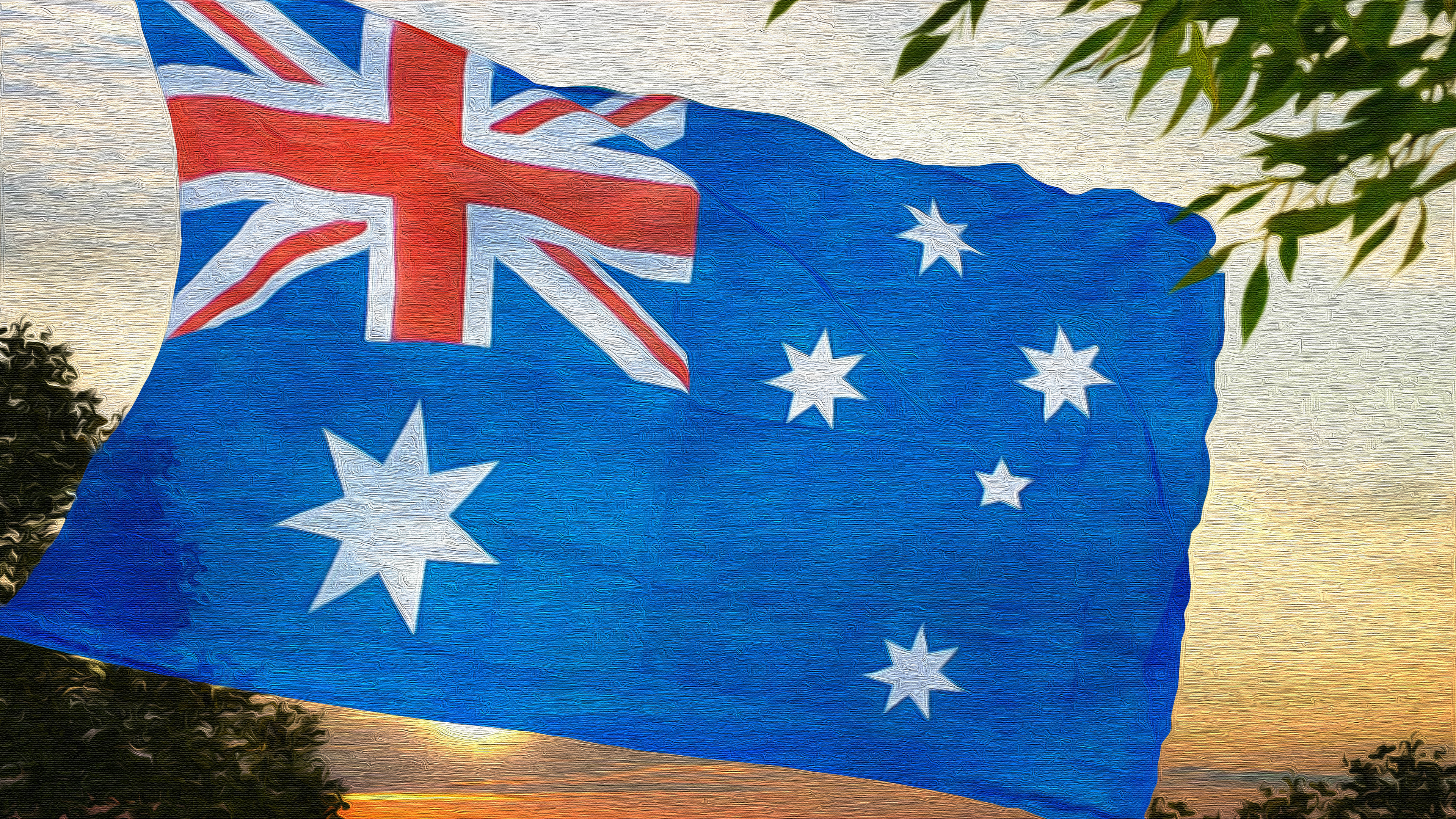 Flag Of Australia HD Wallpaper and Background