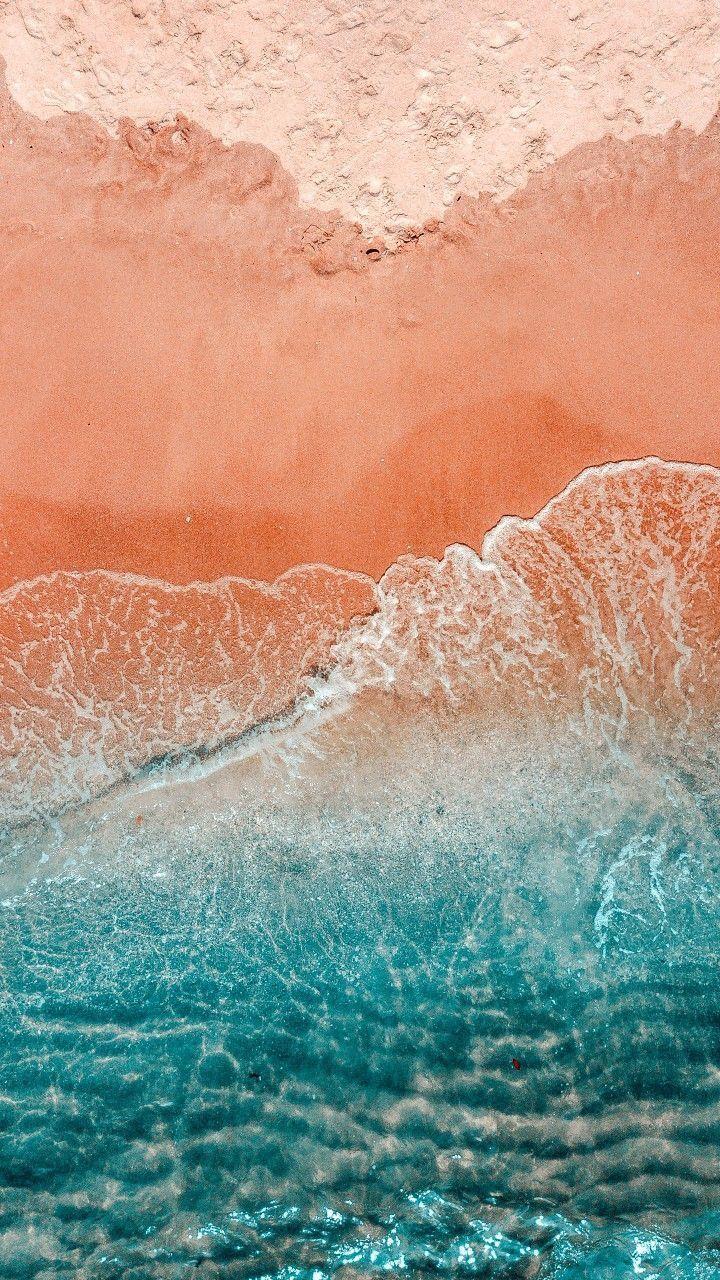 Aesthetic Coral Pink Wallpaper