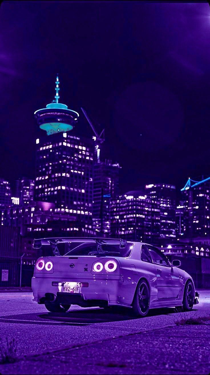 Nissan Skyline Best Cool HD Wallpaper. Voitures violettes, Skyline gtr, Voiture gtr