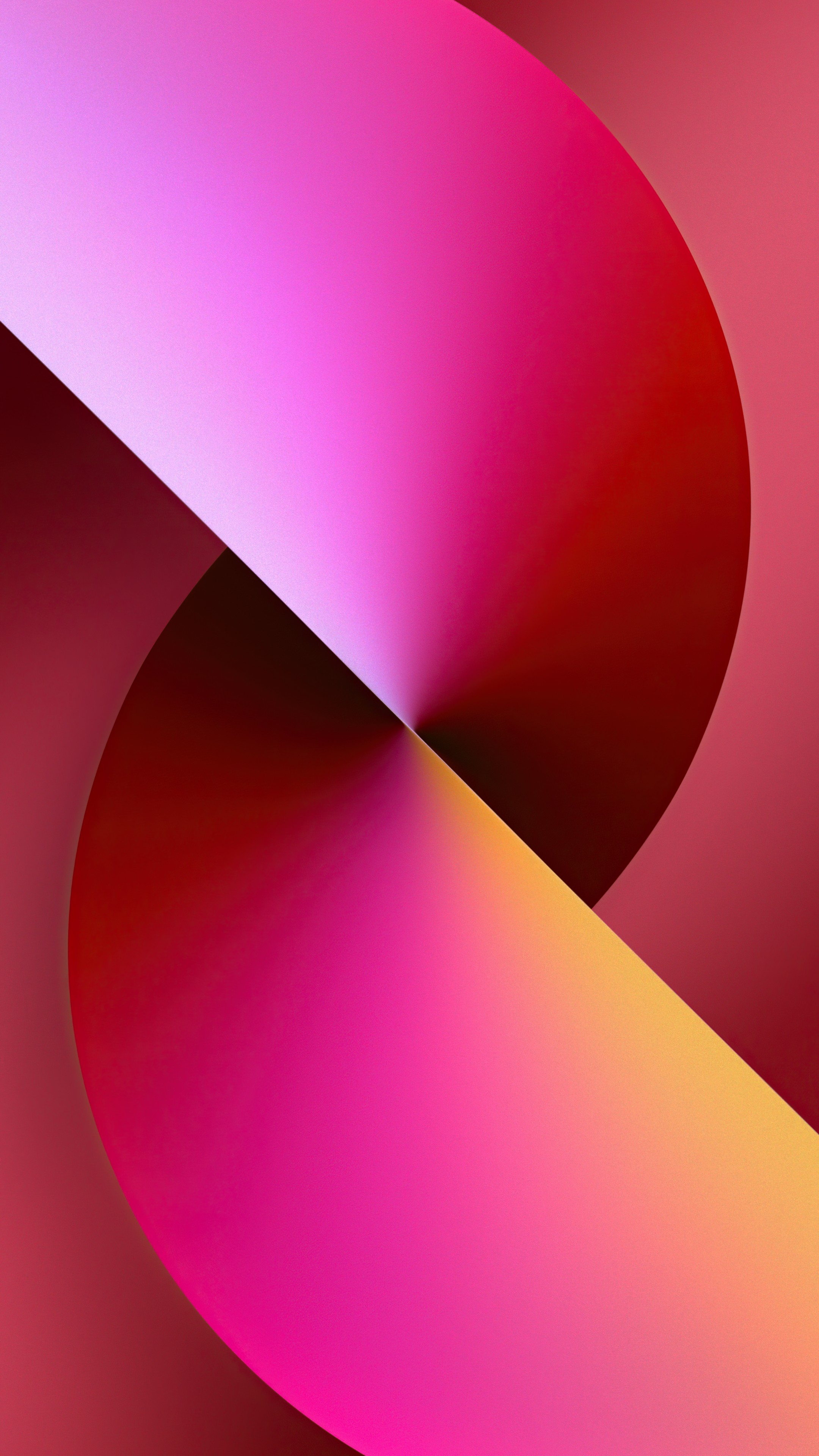 Wallpaper iPhone 13, twist, abstract, iOS 15, Apple September 2021 Event, 5K, OS