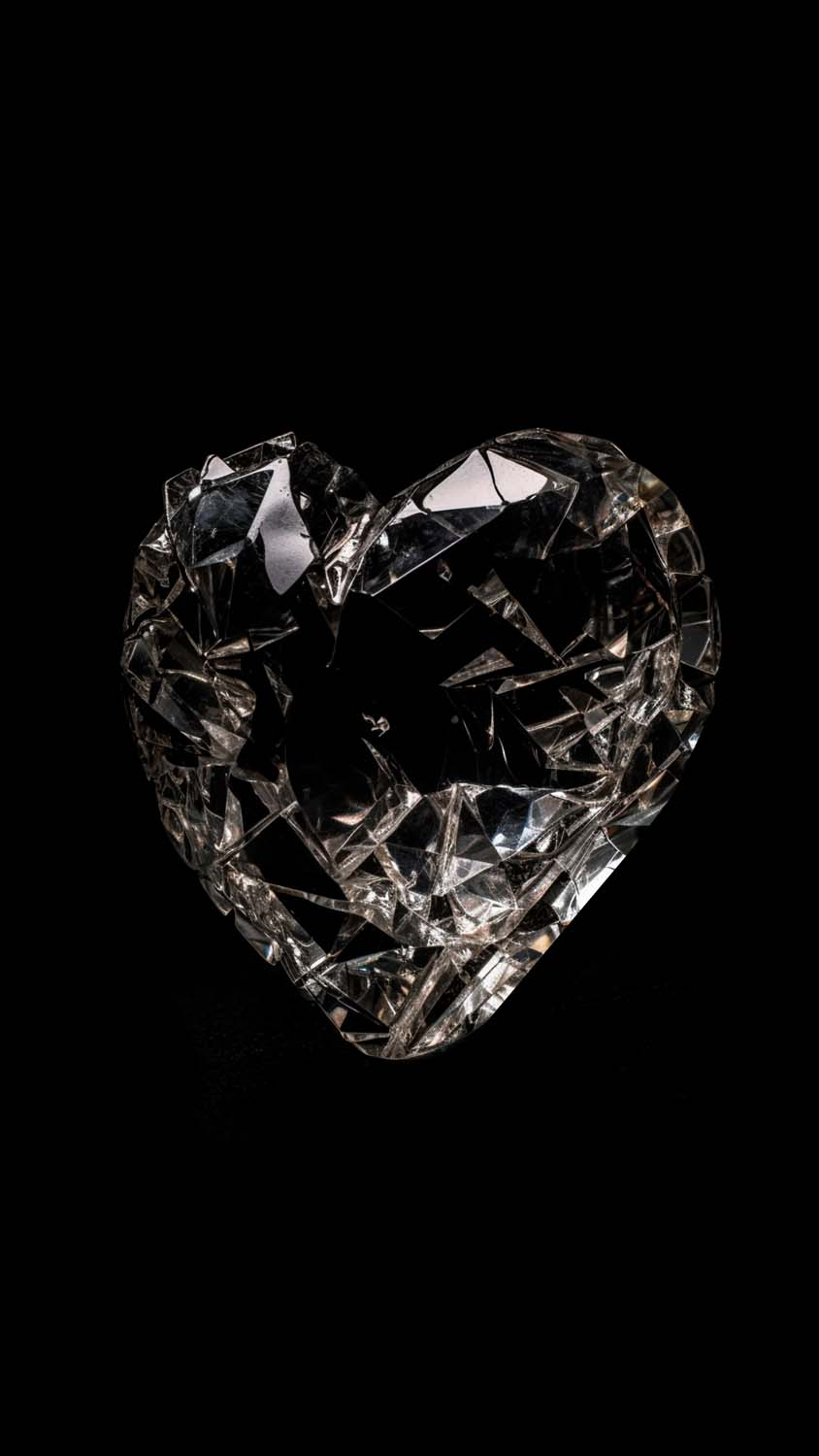 Crystal Heart iPhone Wallpaper 4K iPhone Wallpaper Wallpaper Download