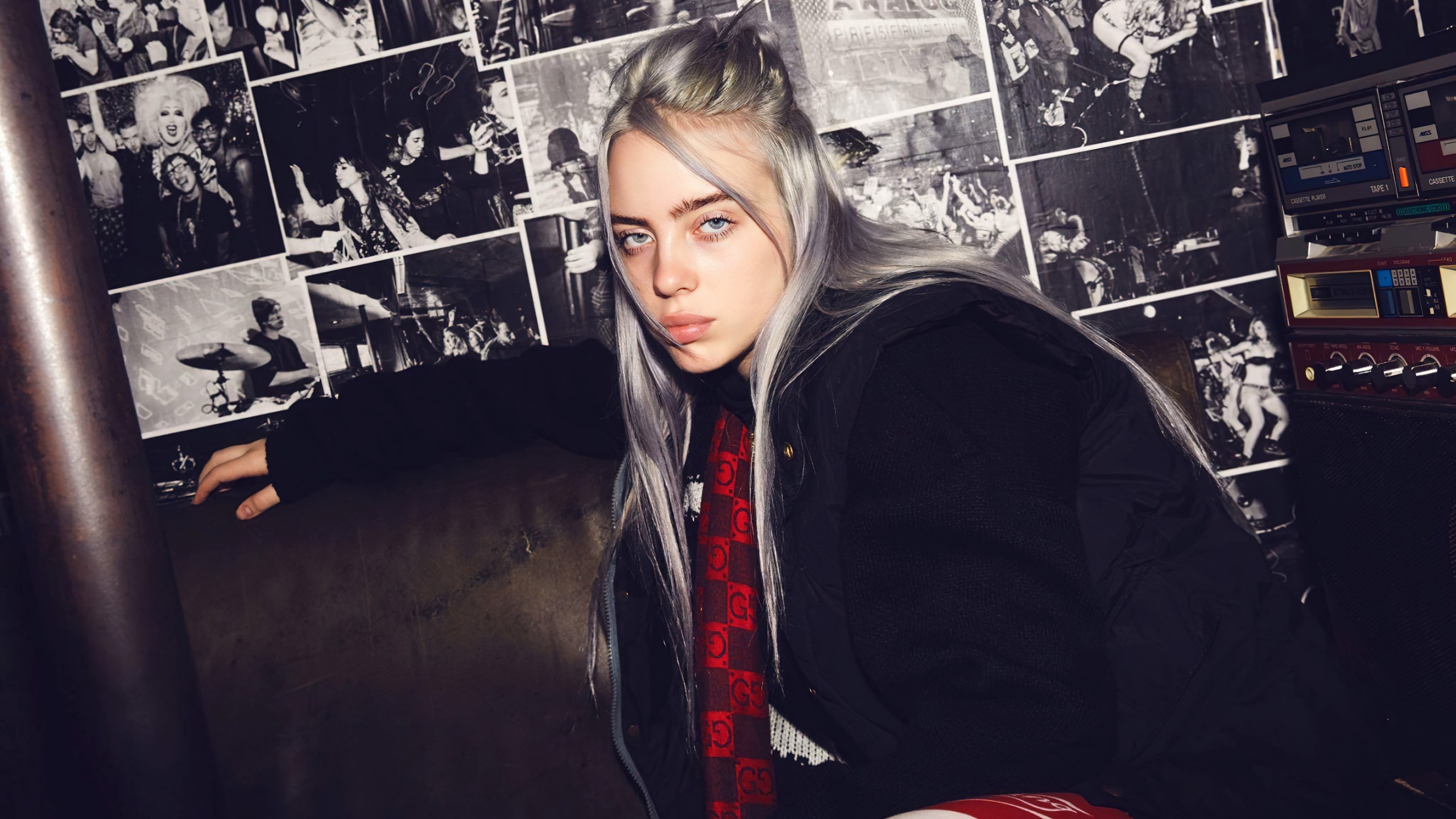 Wallpaper Billie Eilish, singer, blonde, 4K, Celebrities