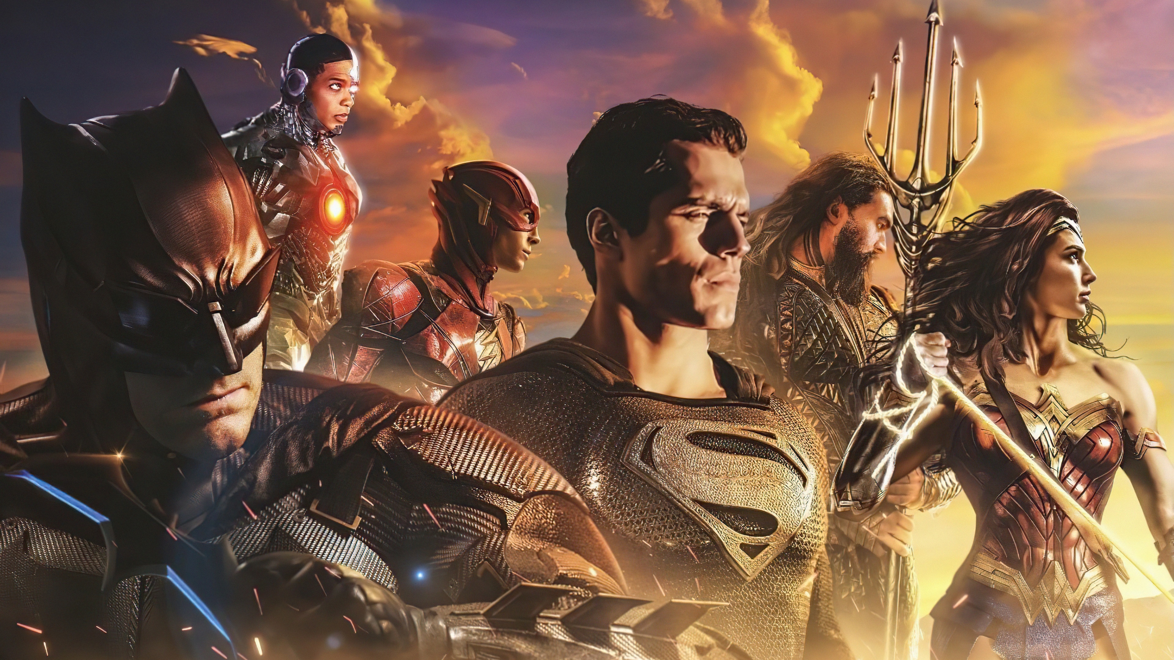 Zack Snyder's Justice League Wallpaper 4K, DC Superheroes