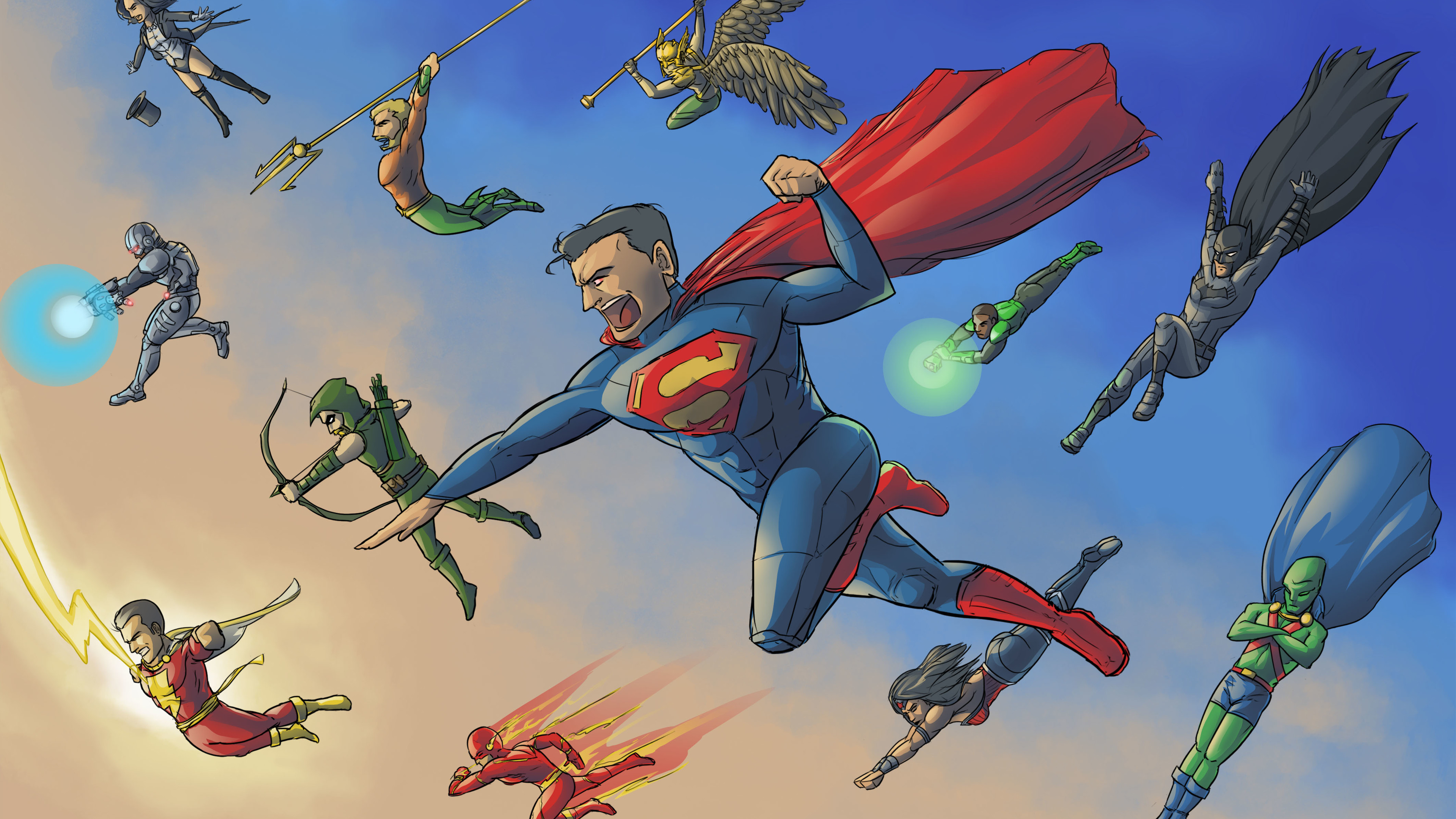 Wallpaper 4k DC Superheroes Artwork 4k Wallpaper