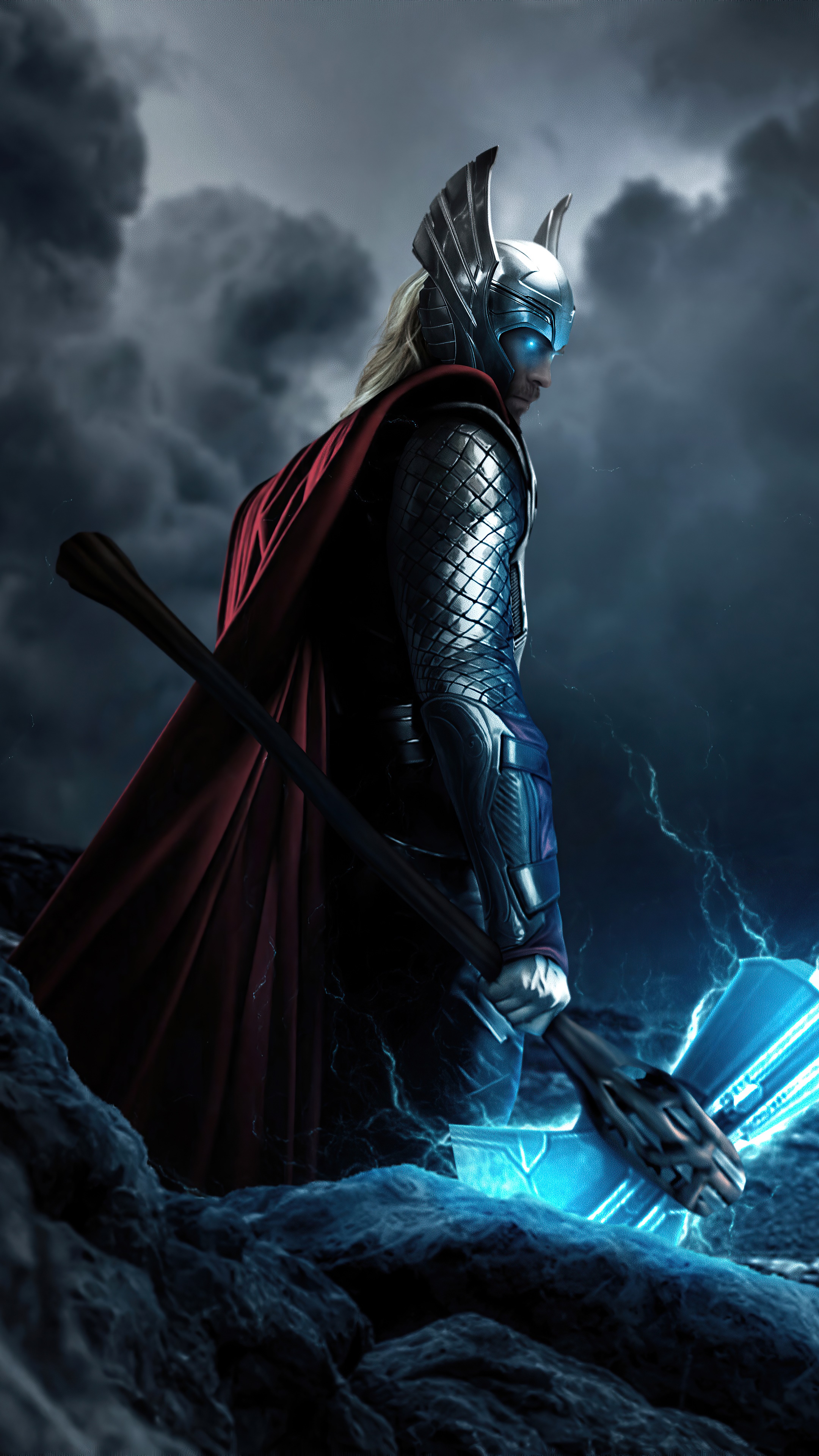 thor, superheroes, artwork, artist, hd, 4k, artstation HD Phone Wallpaper