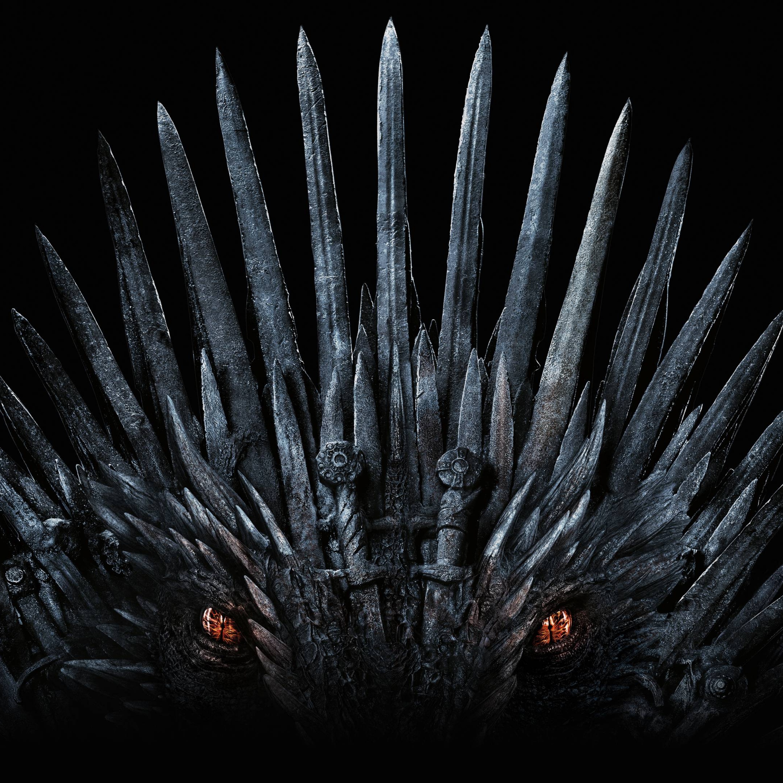Dragon Wallpaper 4K, Game of Thrones, Black background