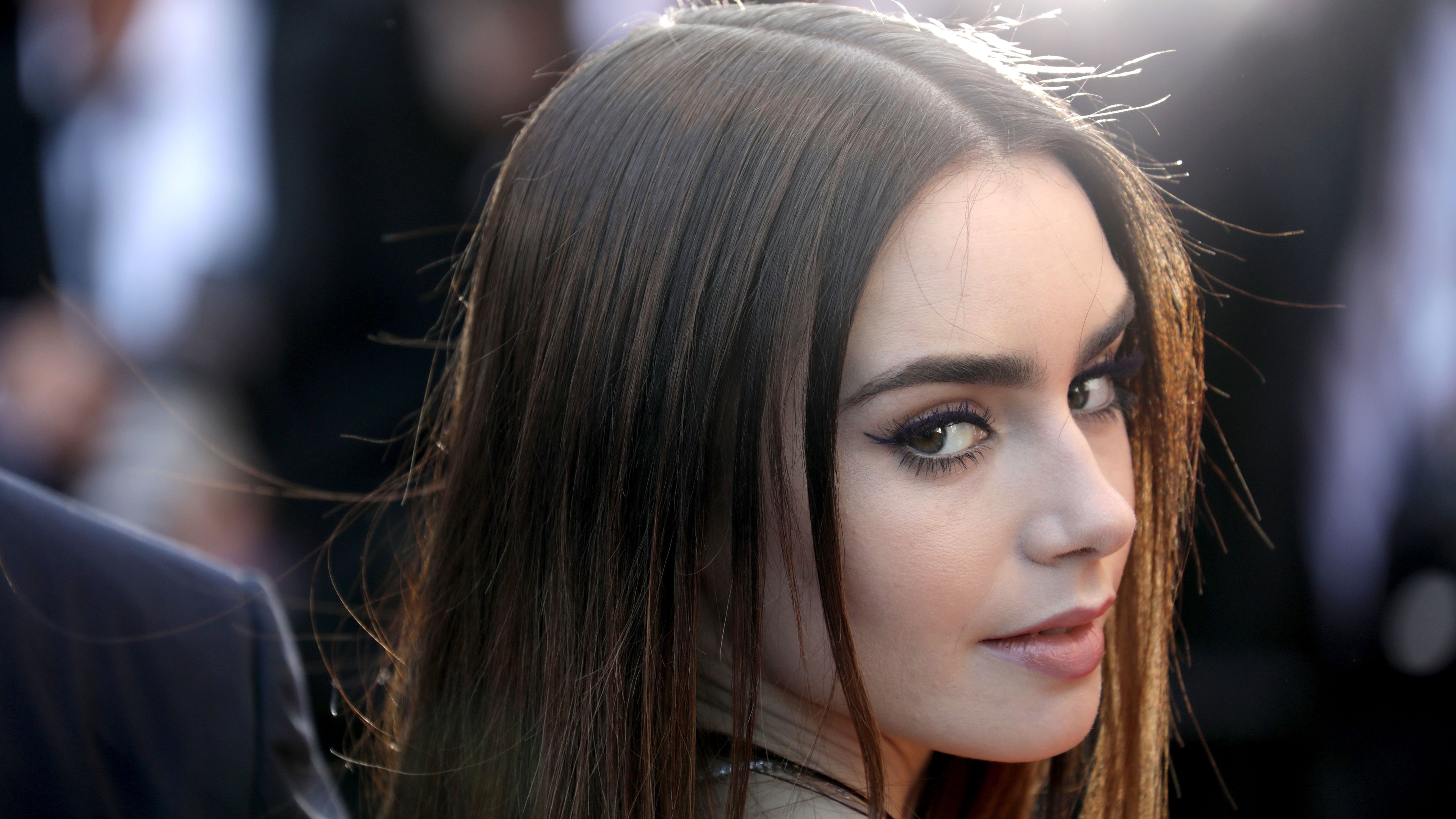 Wallpaper 4k Lily Collins 5k Wallpaper