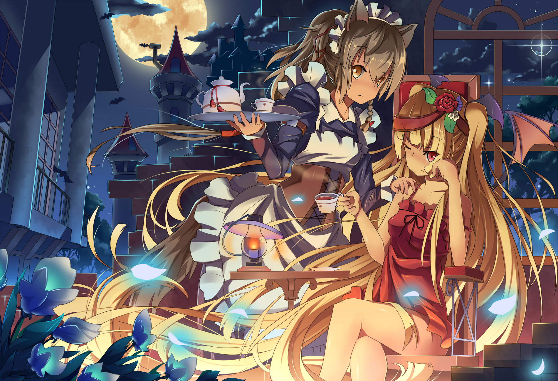 Free download halloween maid anime girls haunted wallpaper Anime Wallpaper [1900x1298] for your Desktop, Mobile & Tablet. Explore Halloween Anime Girls Wallpaper. Halloween Anime Wallpaper, Anime Halloween Wallpaper, Cute