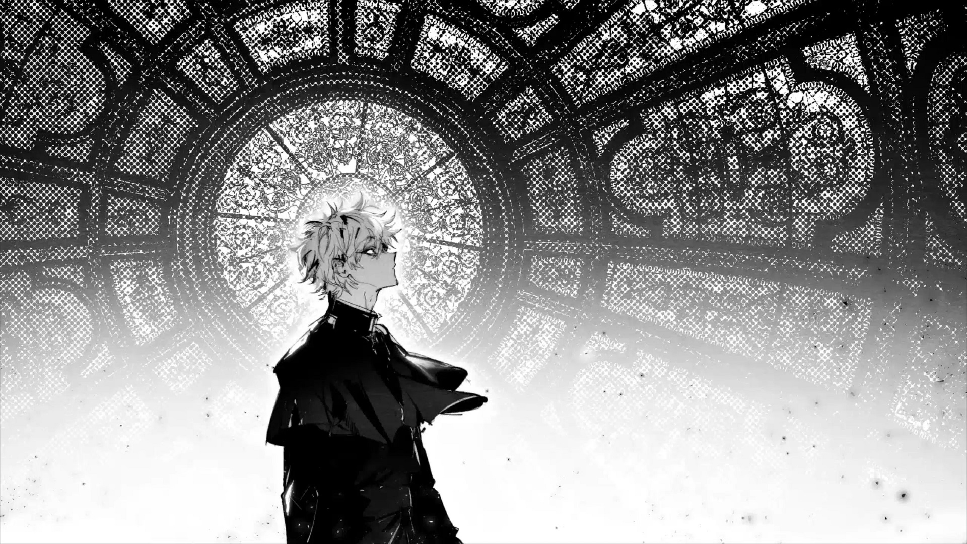 Anime Boy White Hair Live Wallpaper