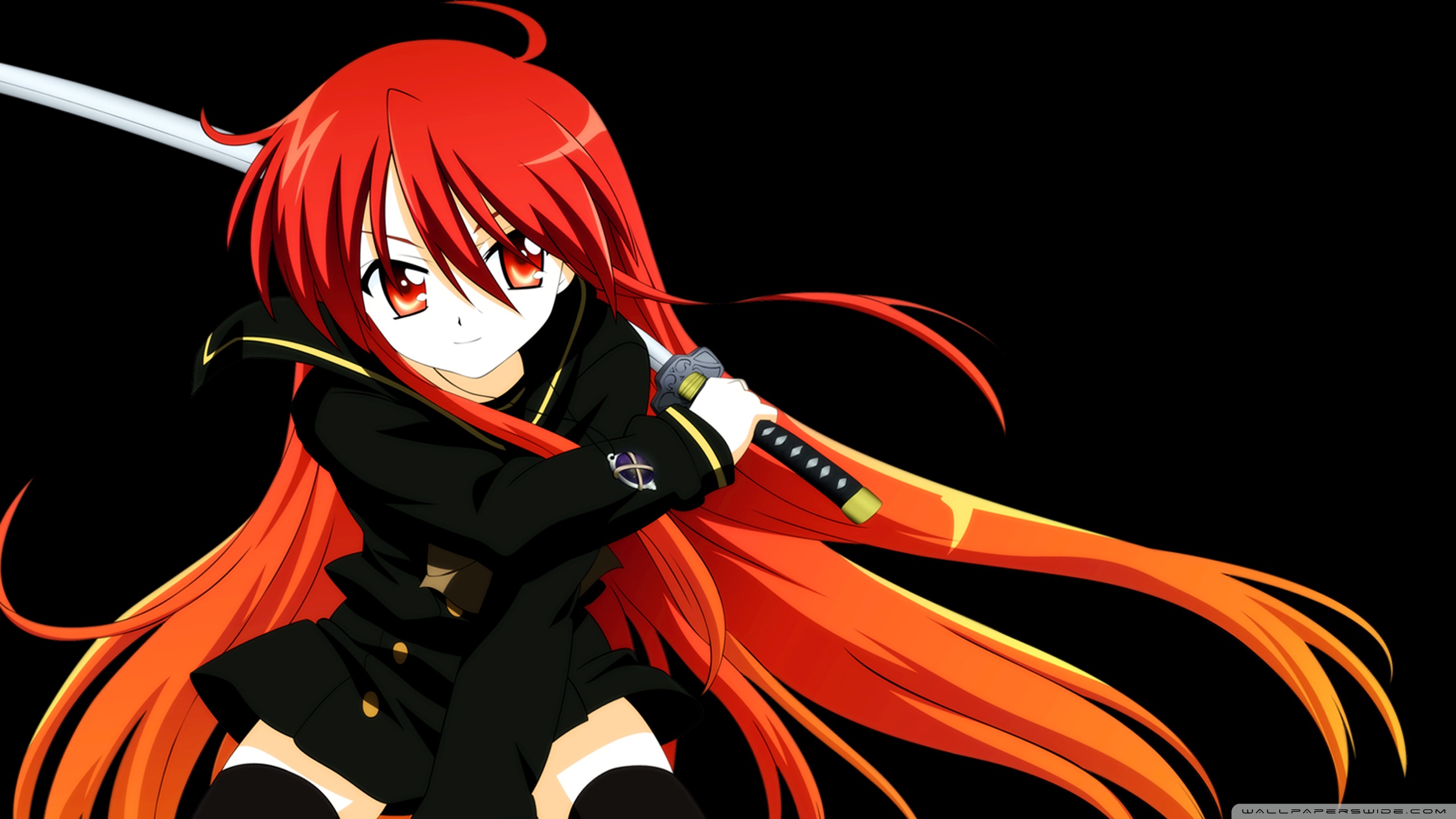 Samurai Girl Anime Ultra HD Desktop Background Wallpaper for 4K UHD TV, Tablet