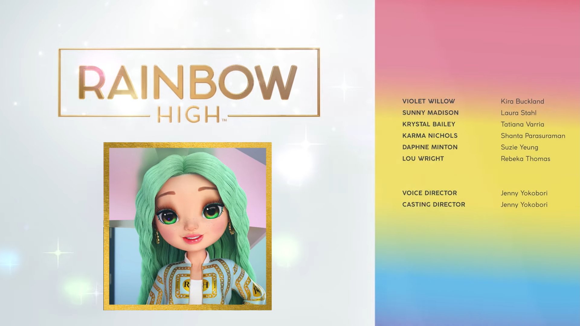 Suzie Yeung Friday! Excited to say that I voice Daphne Minton in the animated series #RainbowHigh!!