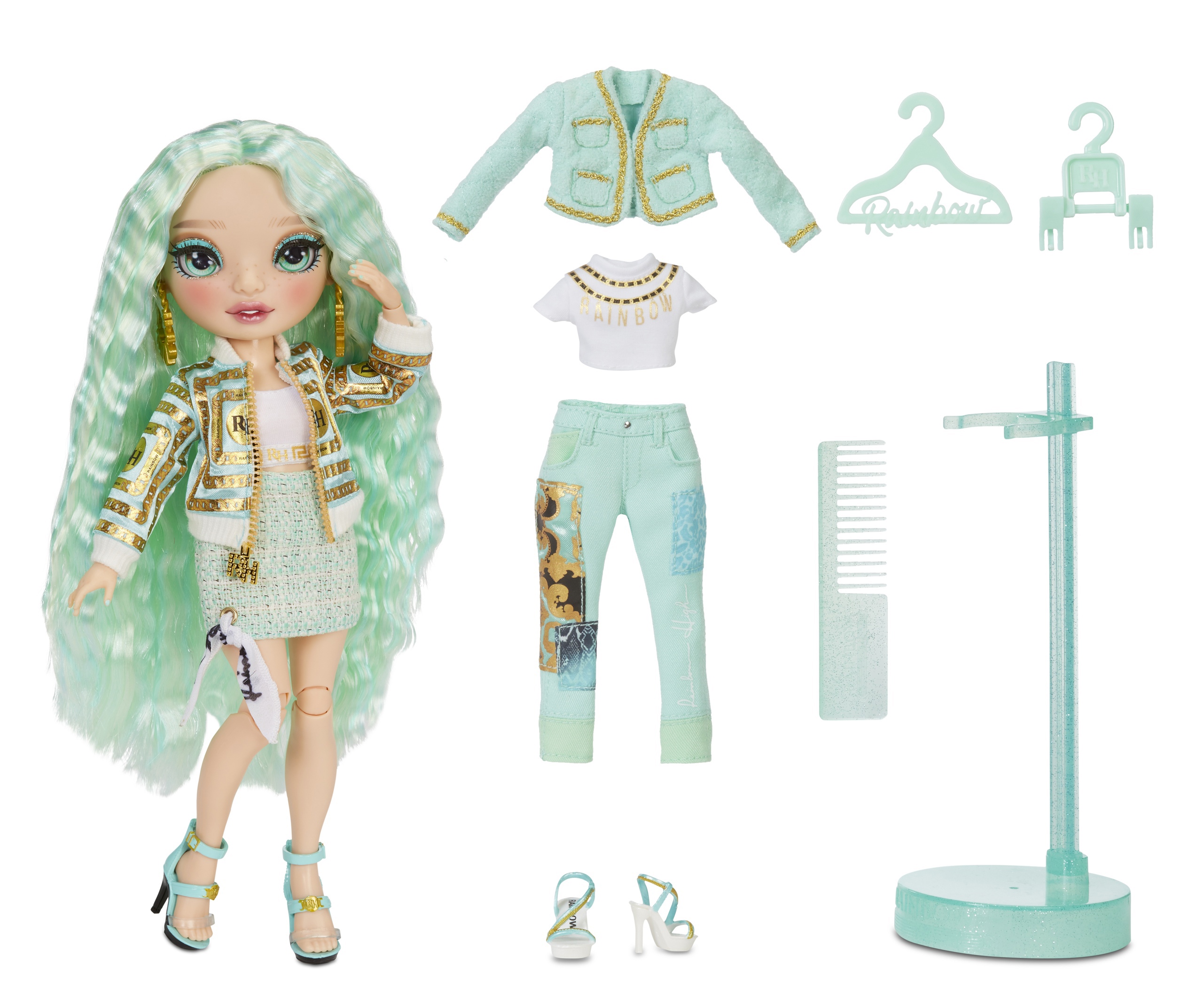 Rainbow High Series 3 dolls: Ice, Mint, Rose, Orchid, Marigold, Peach