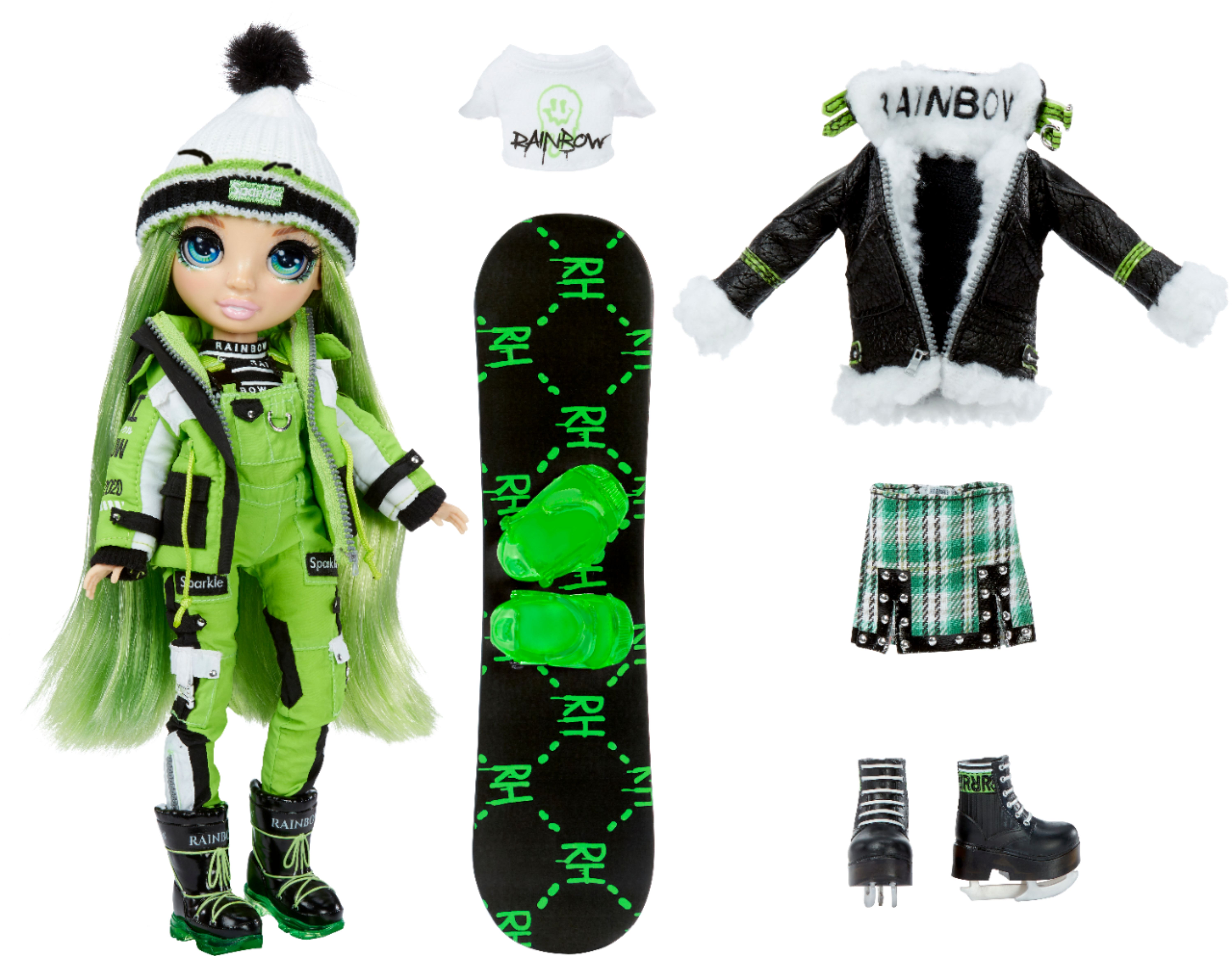 Best Buy: Rainbow High Winter Break Doll- Jade Hunter Green 574781