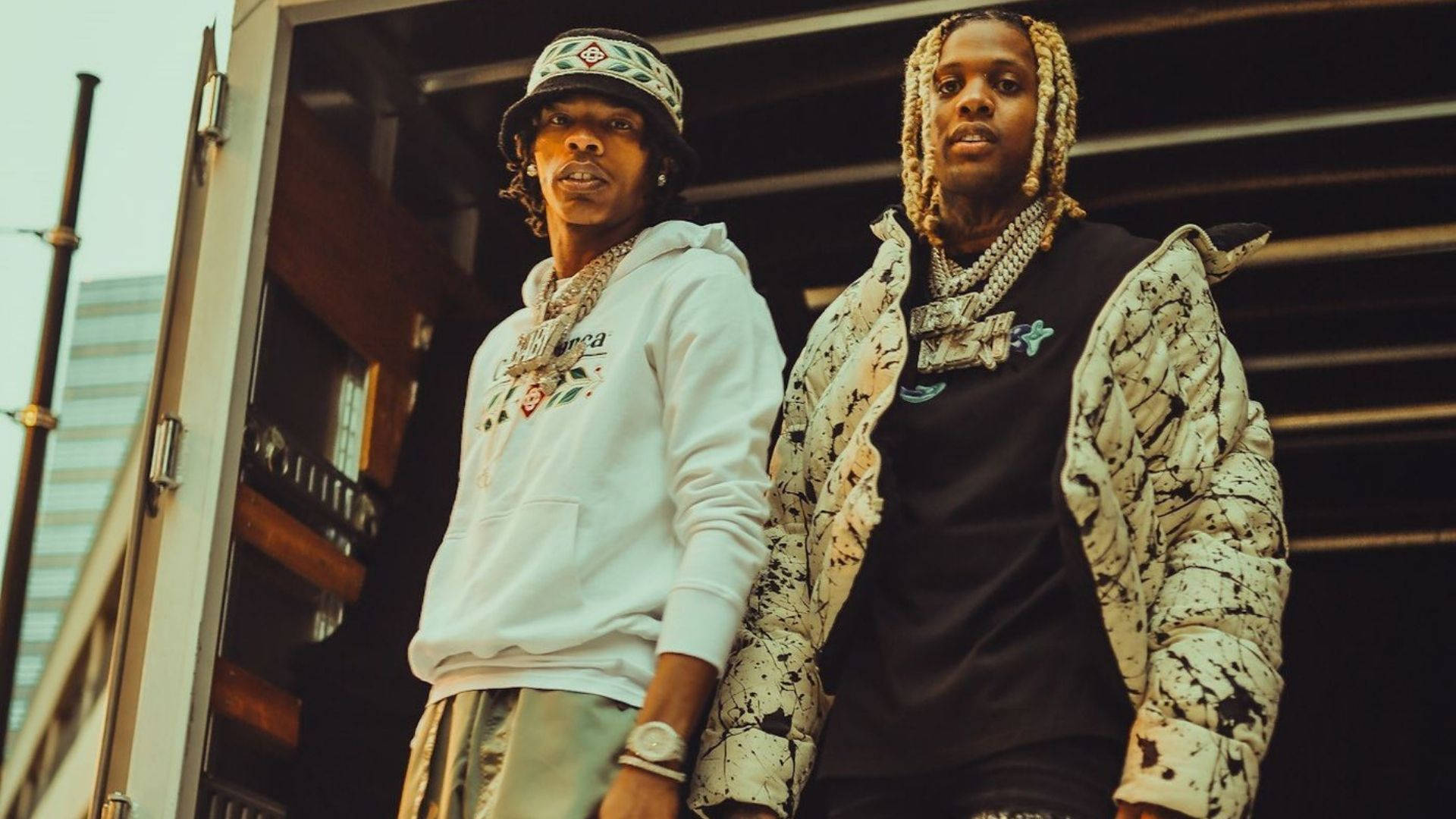 Download Lil Durk And Lil Baby Outside Wallpaper