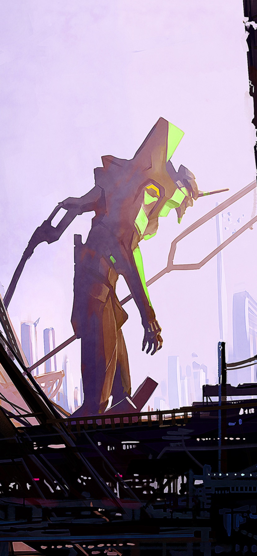 Wallpaper / Anime Neon Genesis Evangelion Phone Wallpaper, , 828x1792 free download