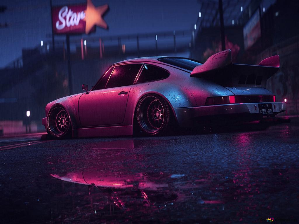 Porche RSR 911 night ride HD wallpaper download