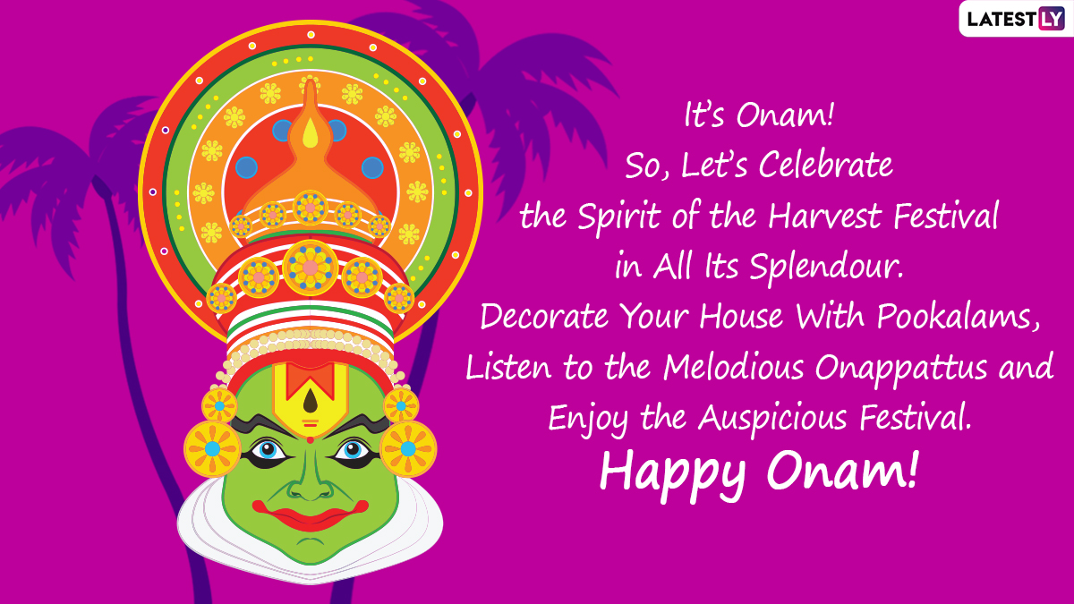 Onam 2022 Image and HD Wallpaper for Free Download Online: Celebrate Thiruvonam by Sharing Festive Greetings, WhatsApp Messages & Quotes With Your Friends and Family