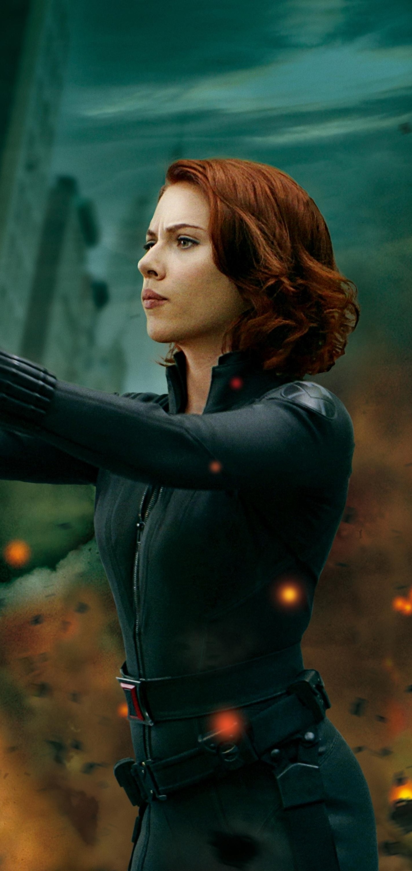 Wallpaper / Movie The Avengers Phone Wallpaper, Black Widow, Natasha Romanoff, Scarlett Johansson, 1440x3040 free download