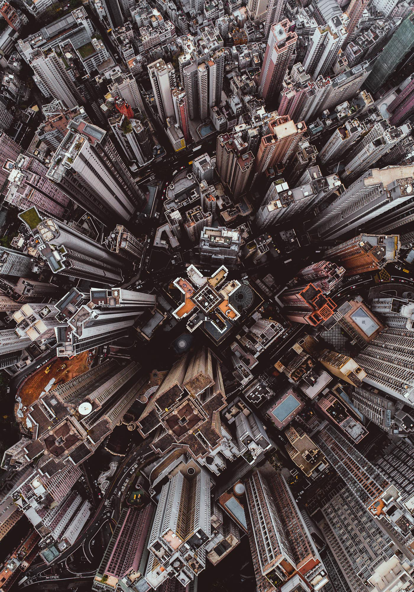 Aerial View Top View Birds Eye View Building Skyscraper Cityscape City Mike Andrews JP Andrews Drone Wallpaper:1400x2000