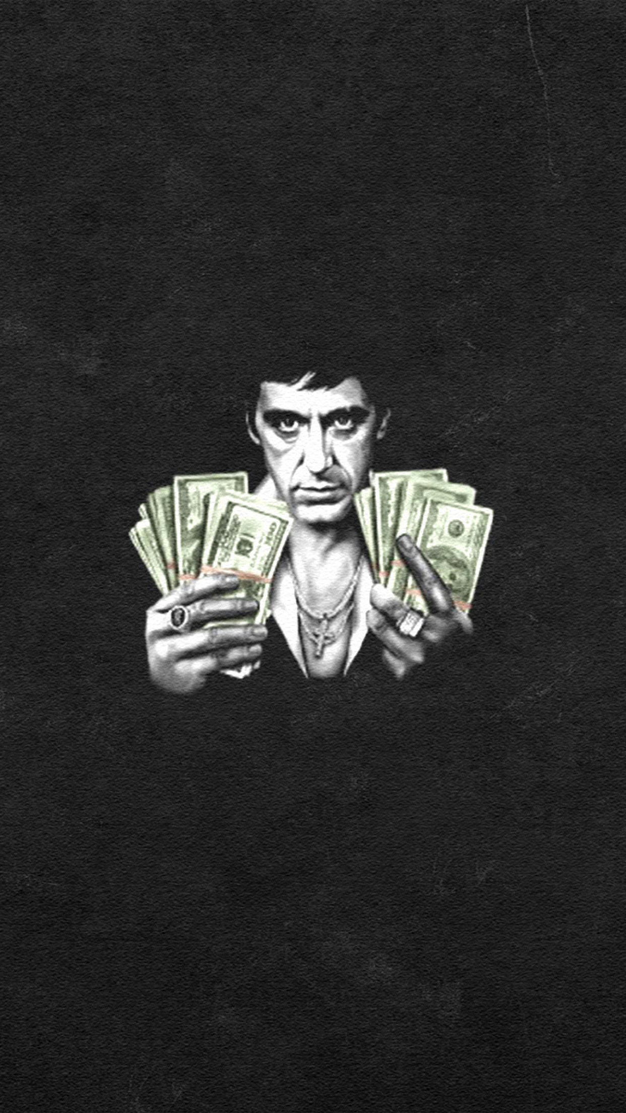 Scarface Money Wallpaper for iPhone 11, Pro Max, X, 8, 7, 6