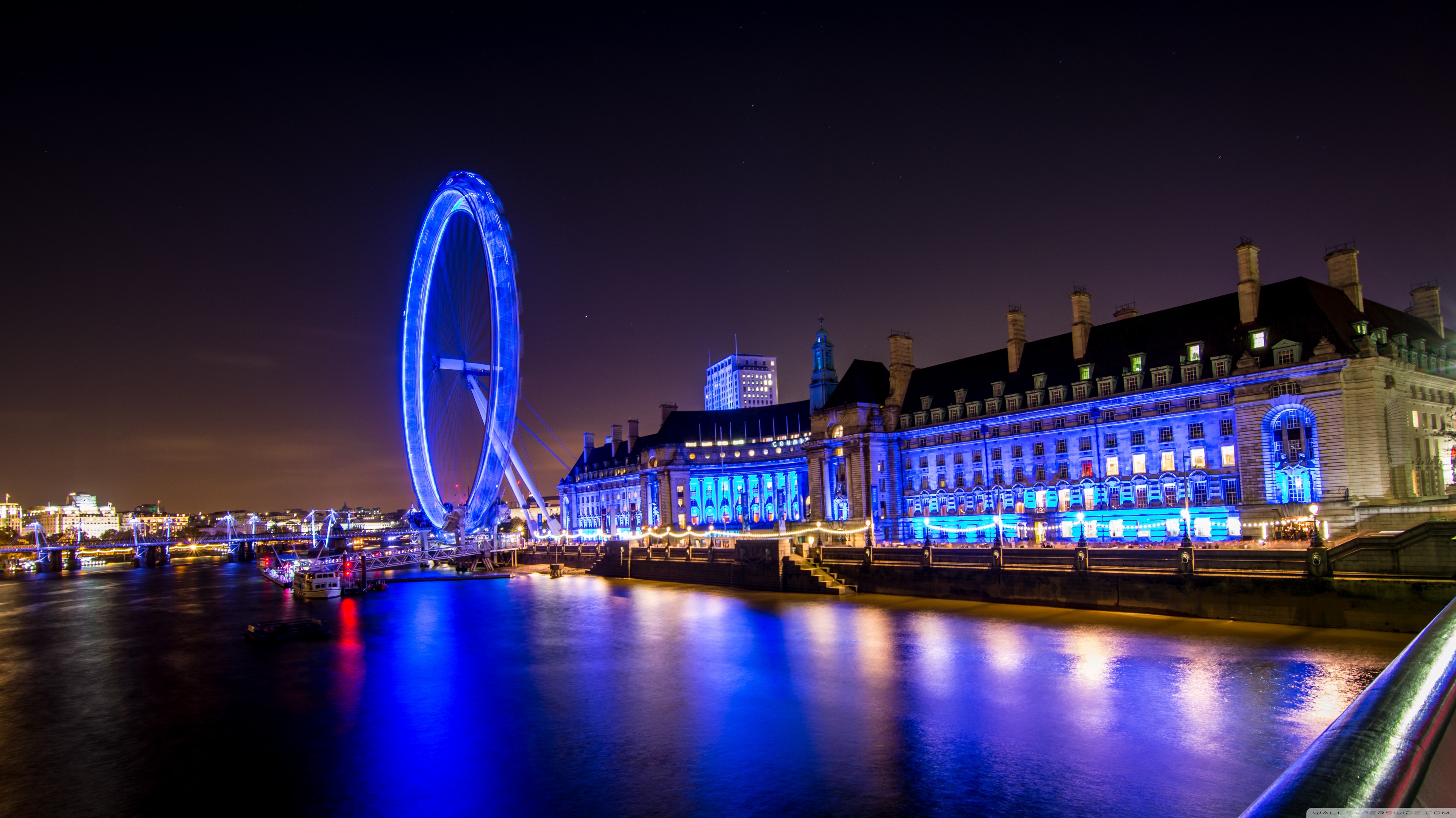 London Night Ultra HD Desktop Background Wallpaper for 4K UHD TV, Widescreen & UltraWide Desktop & Laptop, Tablet