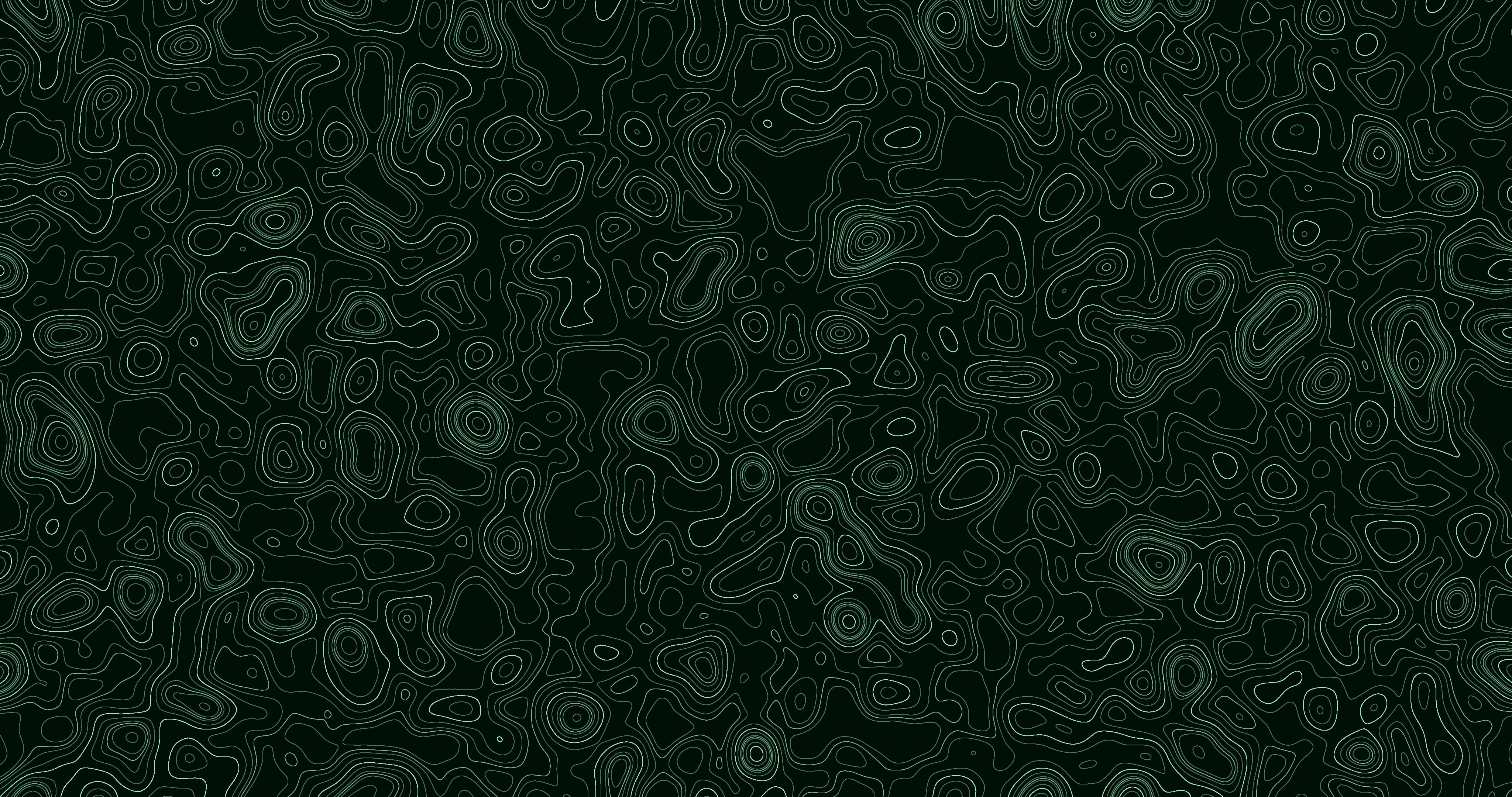 Topography Green Wallpaper