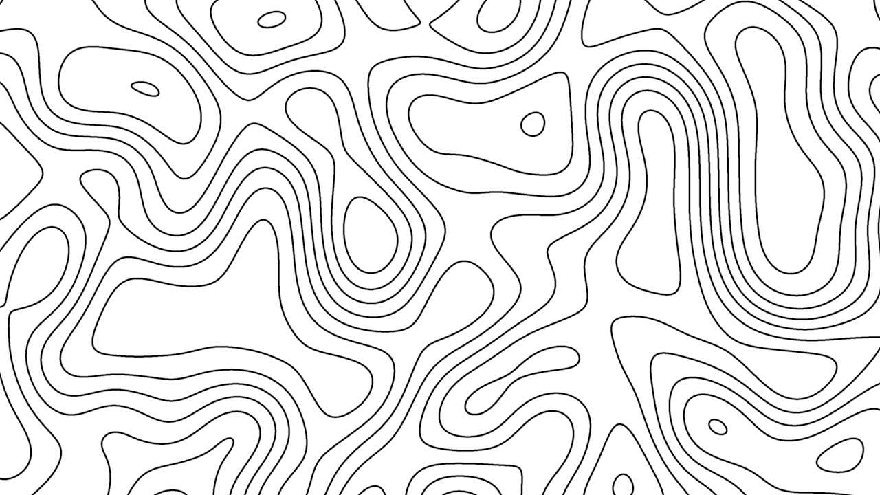 trendy Topography. Animated background