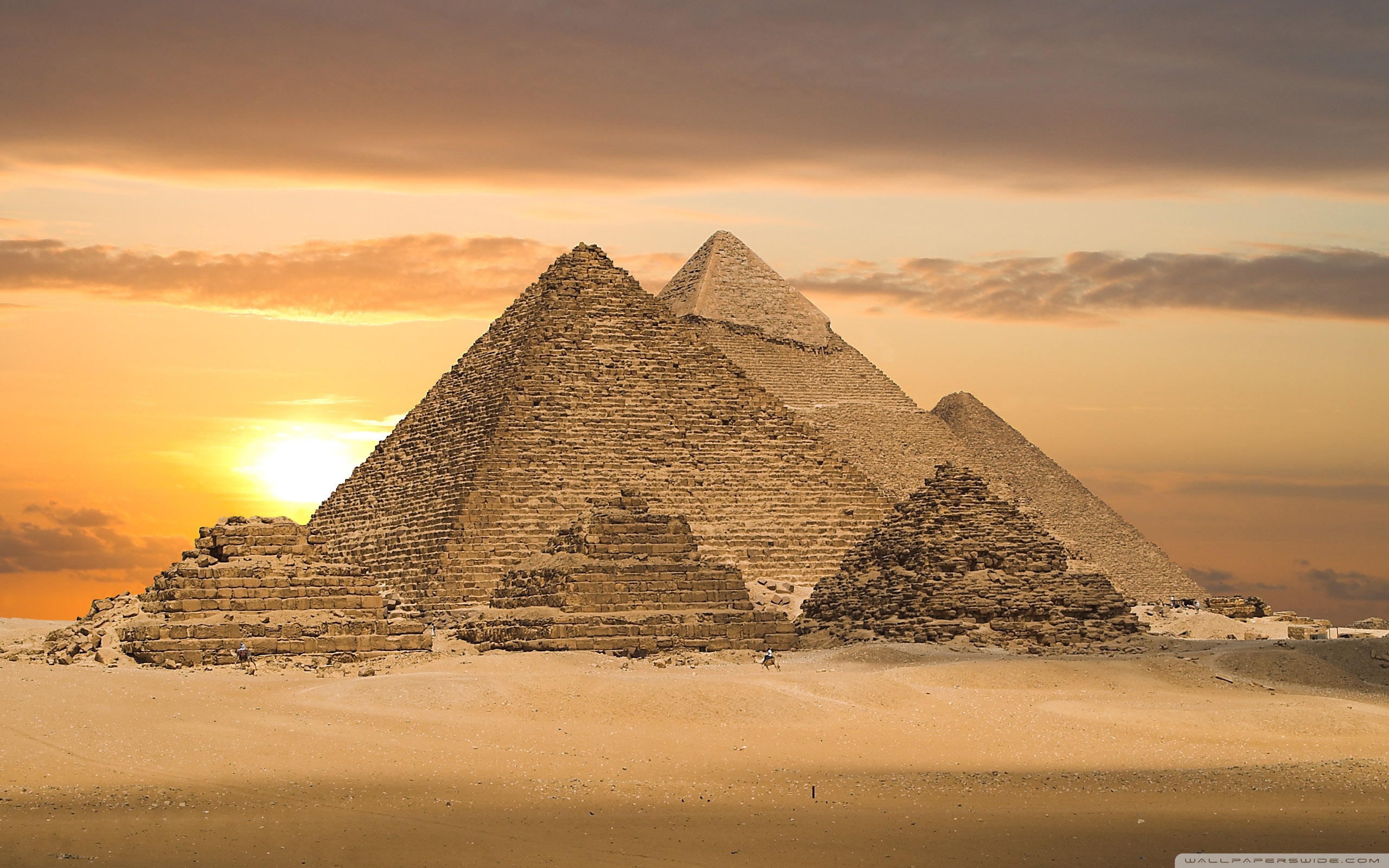 Egyptian Pyramids, Egypt, Africa Ultra HD Desktop Background Wallpaper for 4K UHD TV, Multi Display, Dual Monitor, Tablet