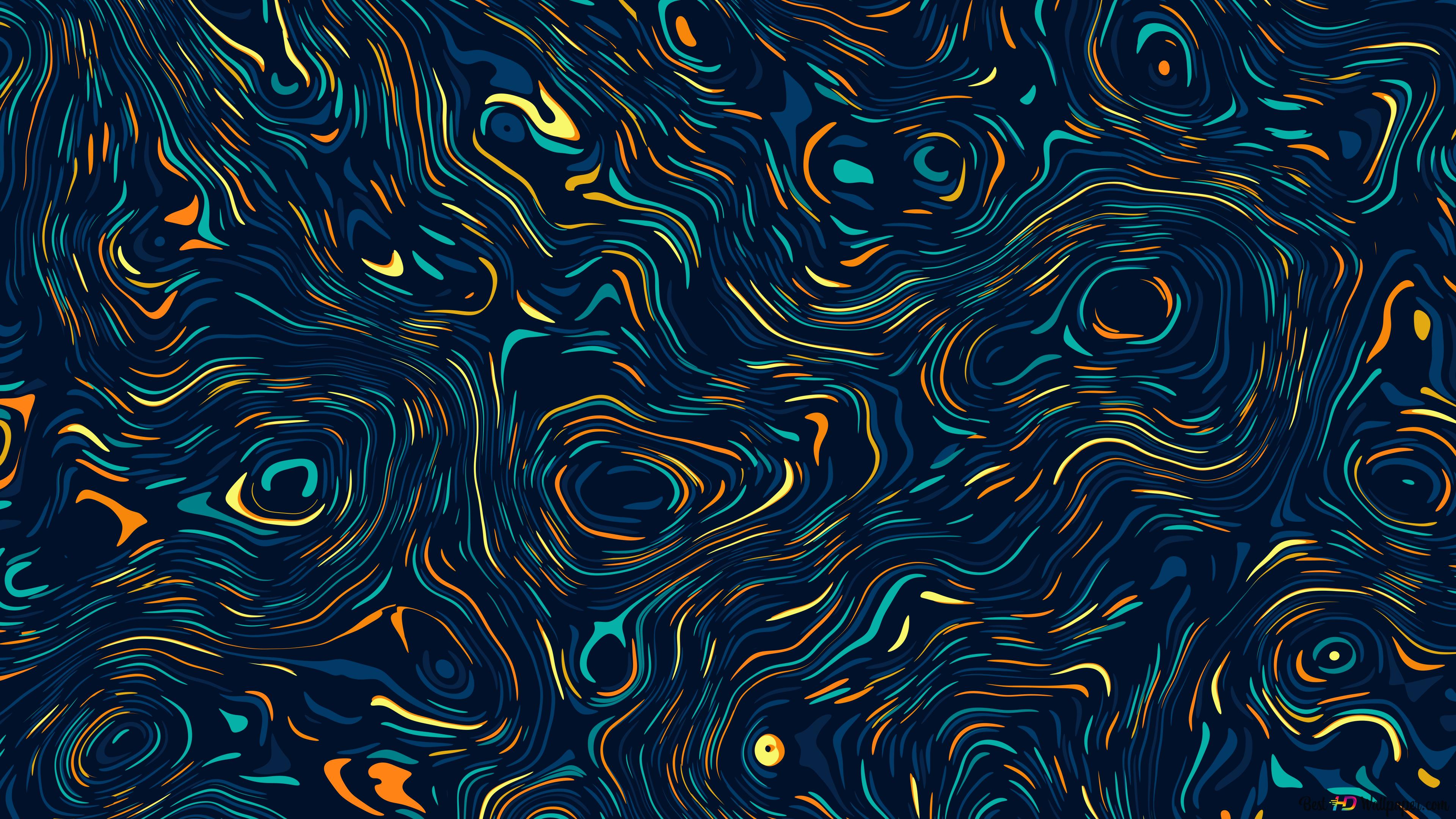 Swirl digital art 4K wallpaper download