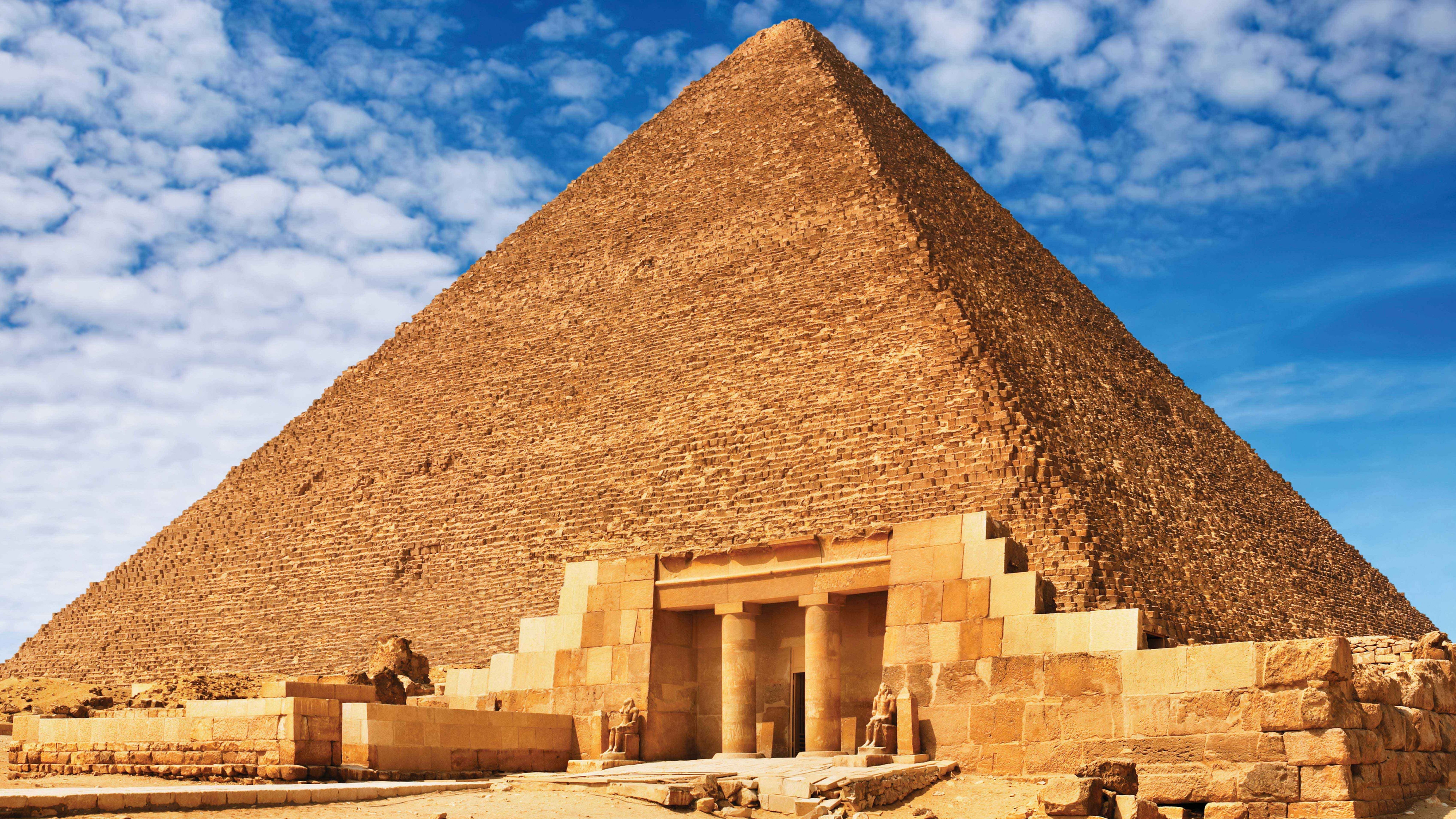 Wallpaper Egypt, pyramid, 8k, Architecture