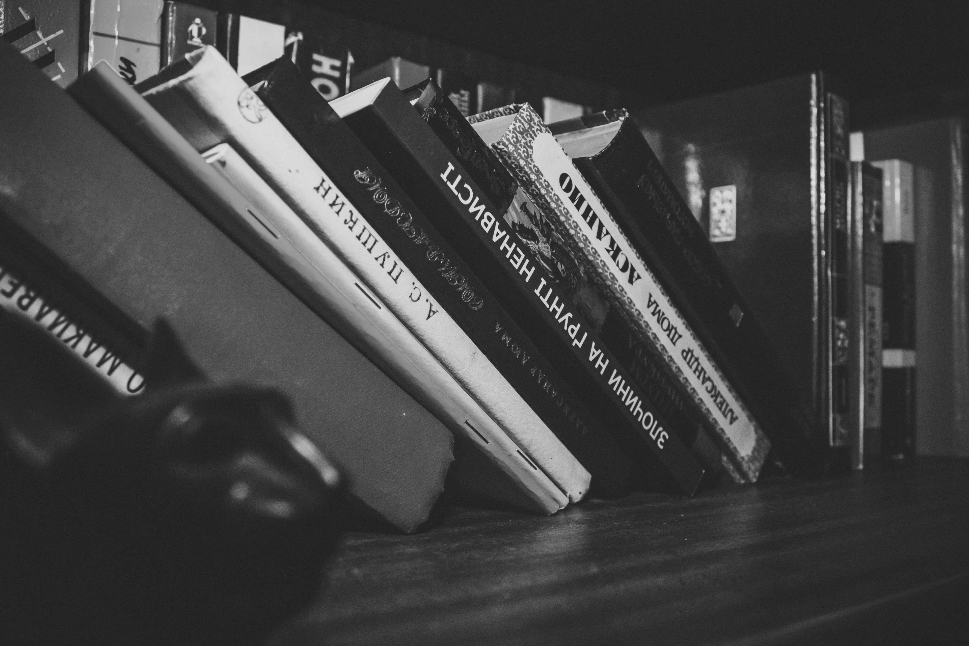 books, bookshelf, business, collection, depth of field, education, indoors, information, knowledge, library, monochrome, research, school, text, university 4k wallpaper