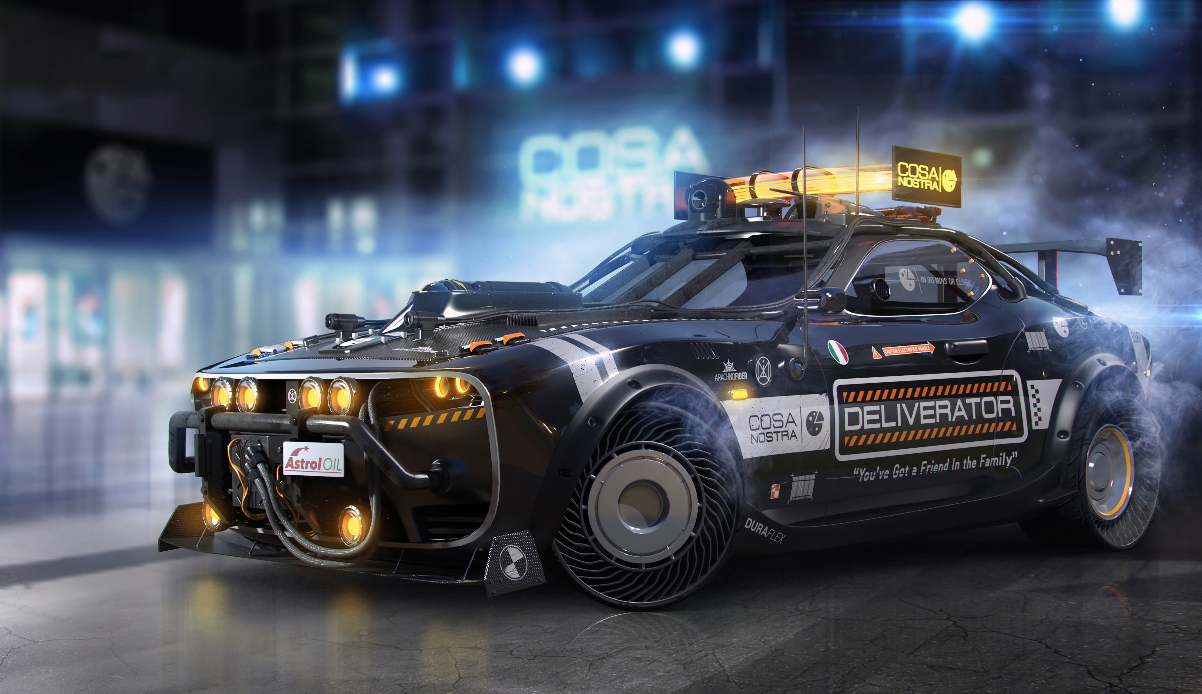 Wallpaper / cyberpunk, cars, hd, 4k, artstation free download