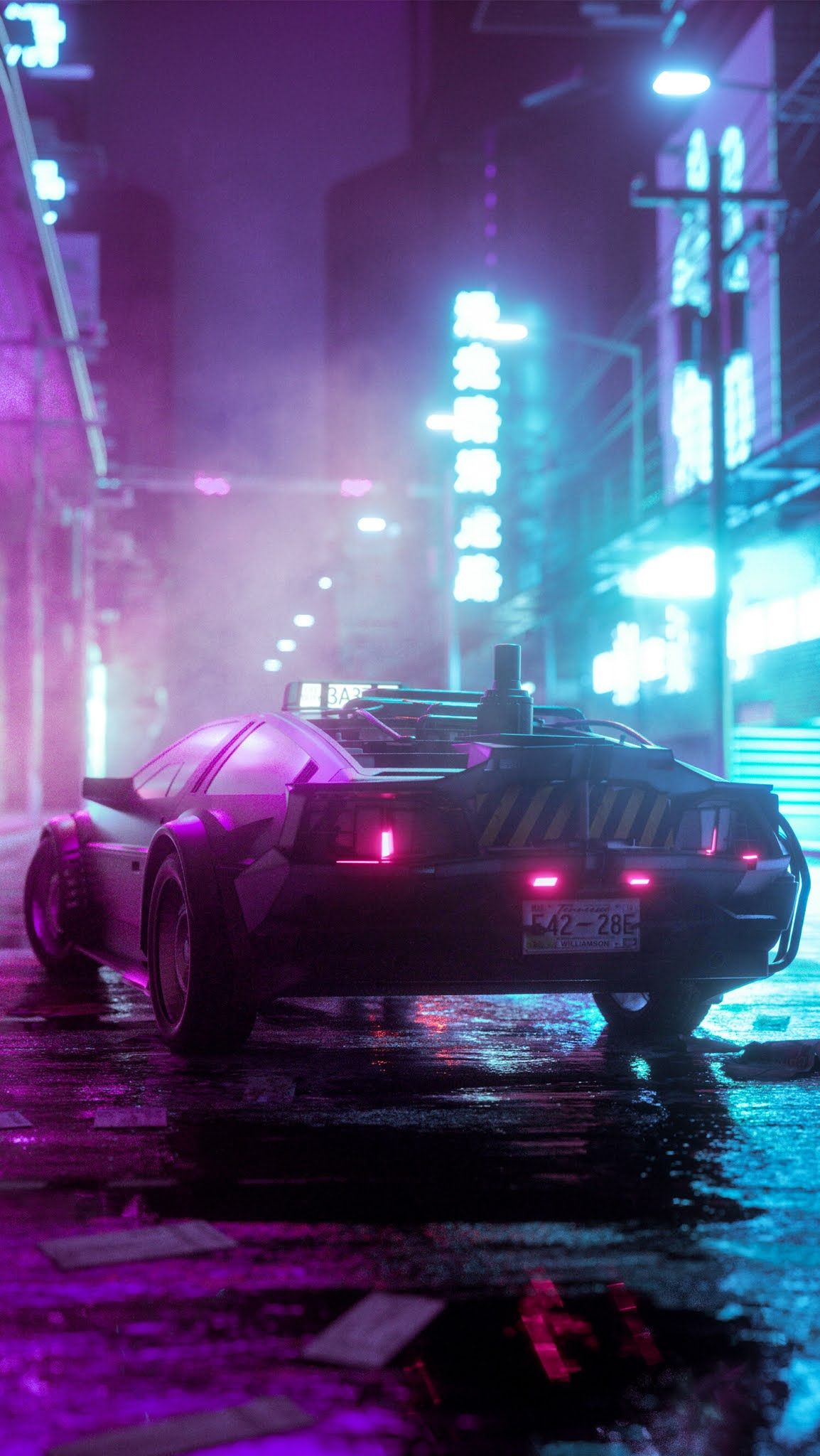 Cyberpunk wallpaper phone. Cool car picture, Cyberpunk, Phone wallpaper