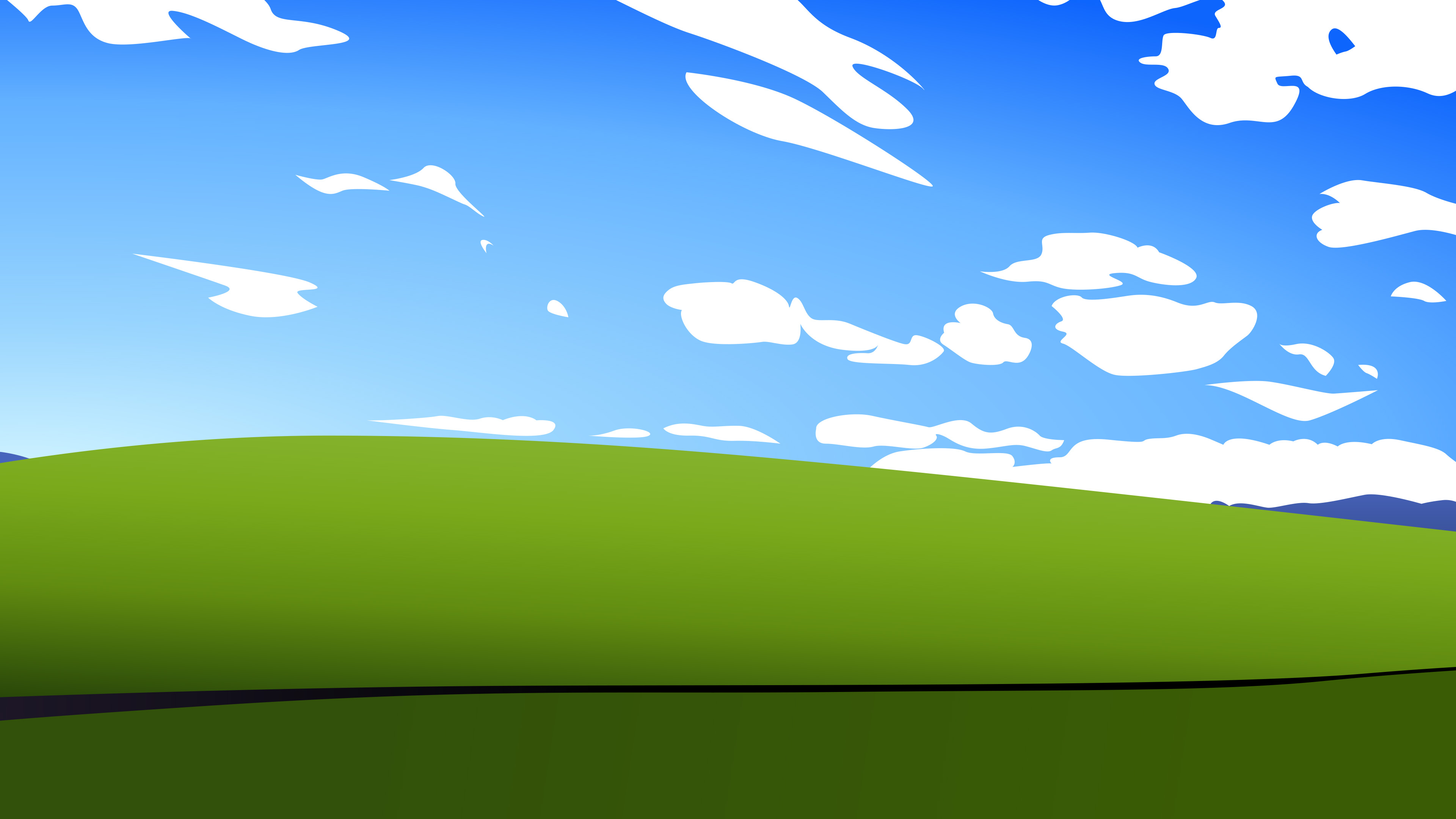 Windows XP 4K, Minimalist, Windows XP Gallery HD Wallpaper