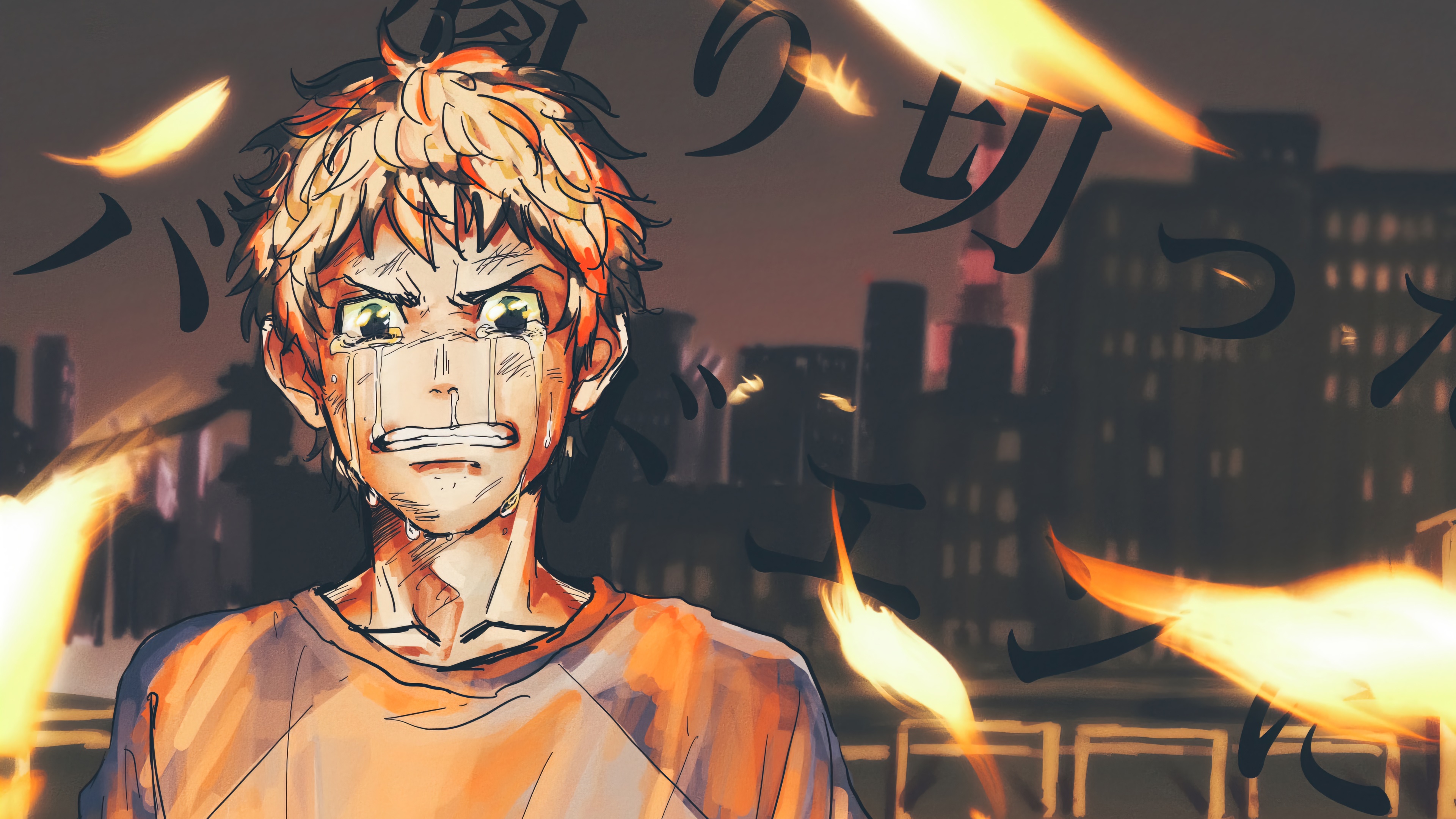 tokyo revengers, anime, takemichi, crying, 4k, pc Gallery HD Wallpaper