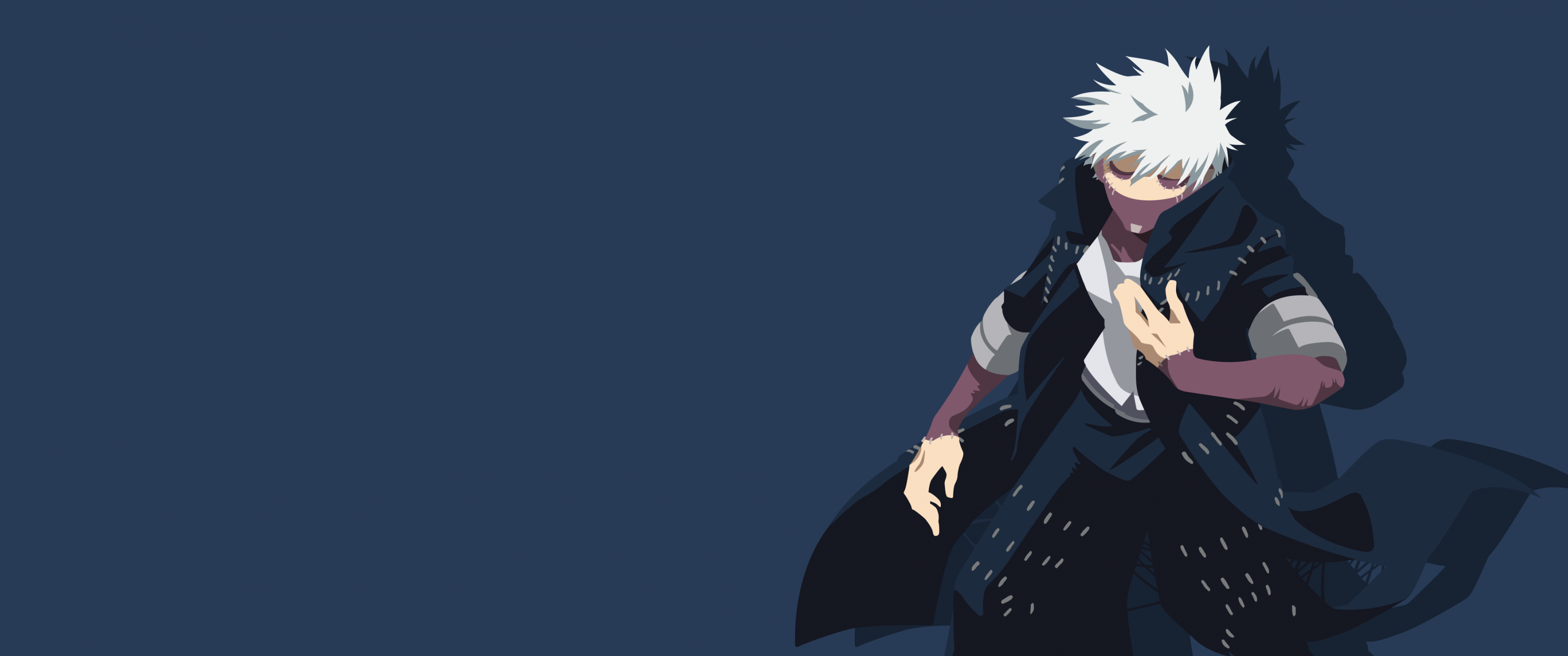 Dabi Wallpaper 4K, Minimal art, My Hero Academia