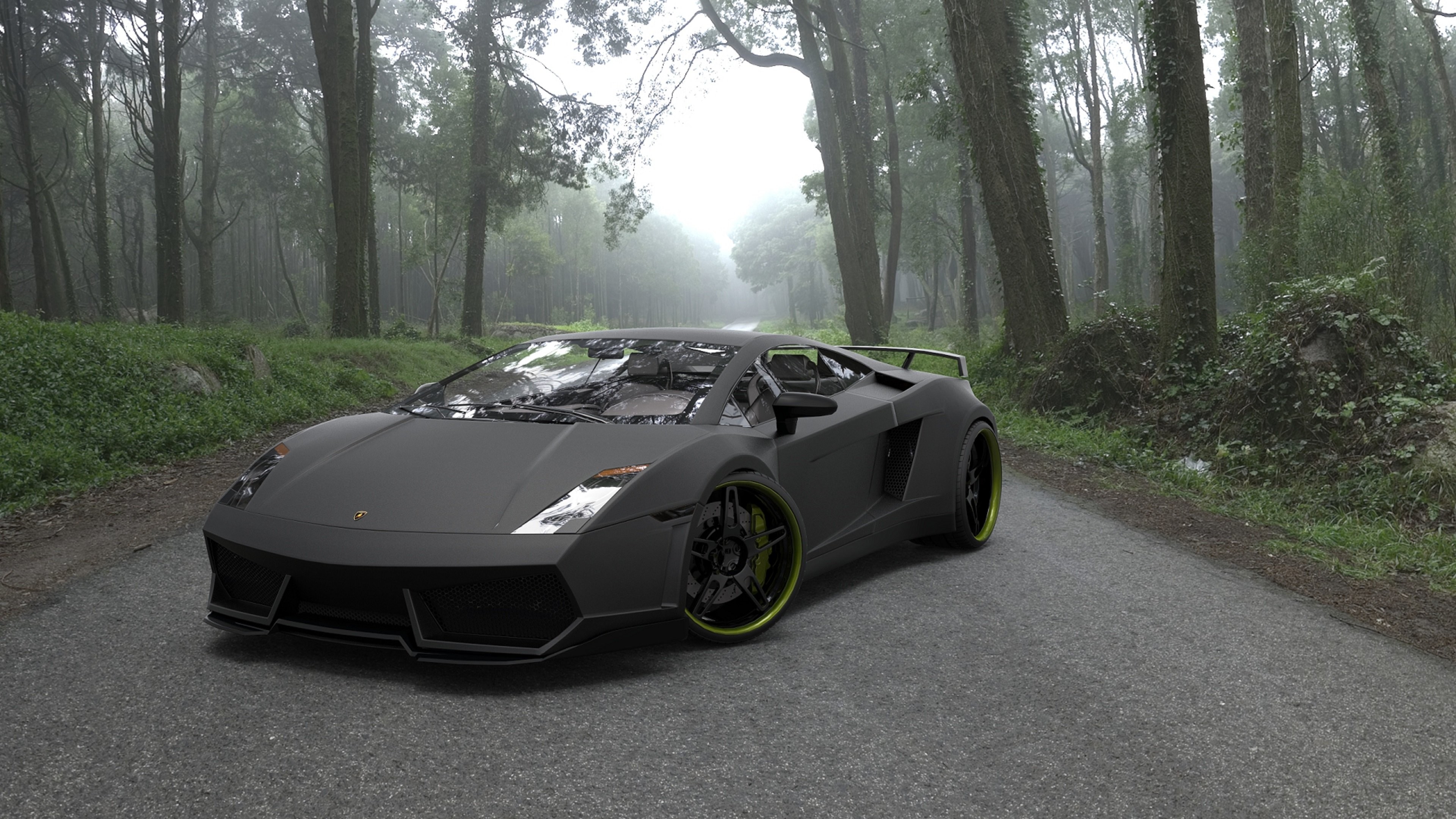 Black Ferrari Wallpaper